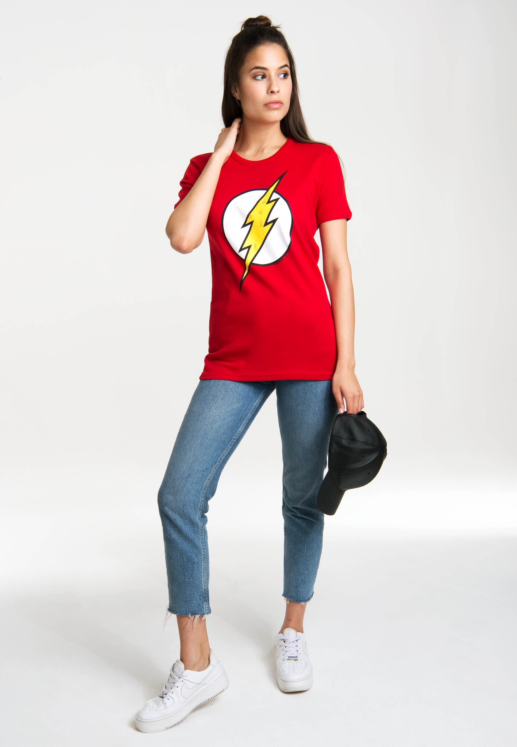 LOGOSHIRT T-Shirt »Flash Logo«, mit lizenzierten Originaldesign