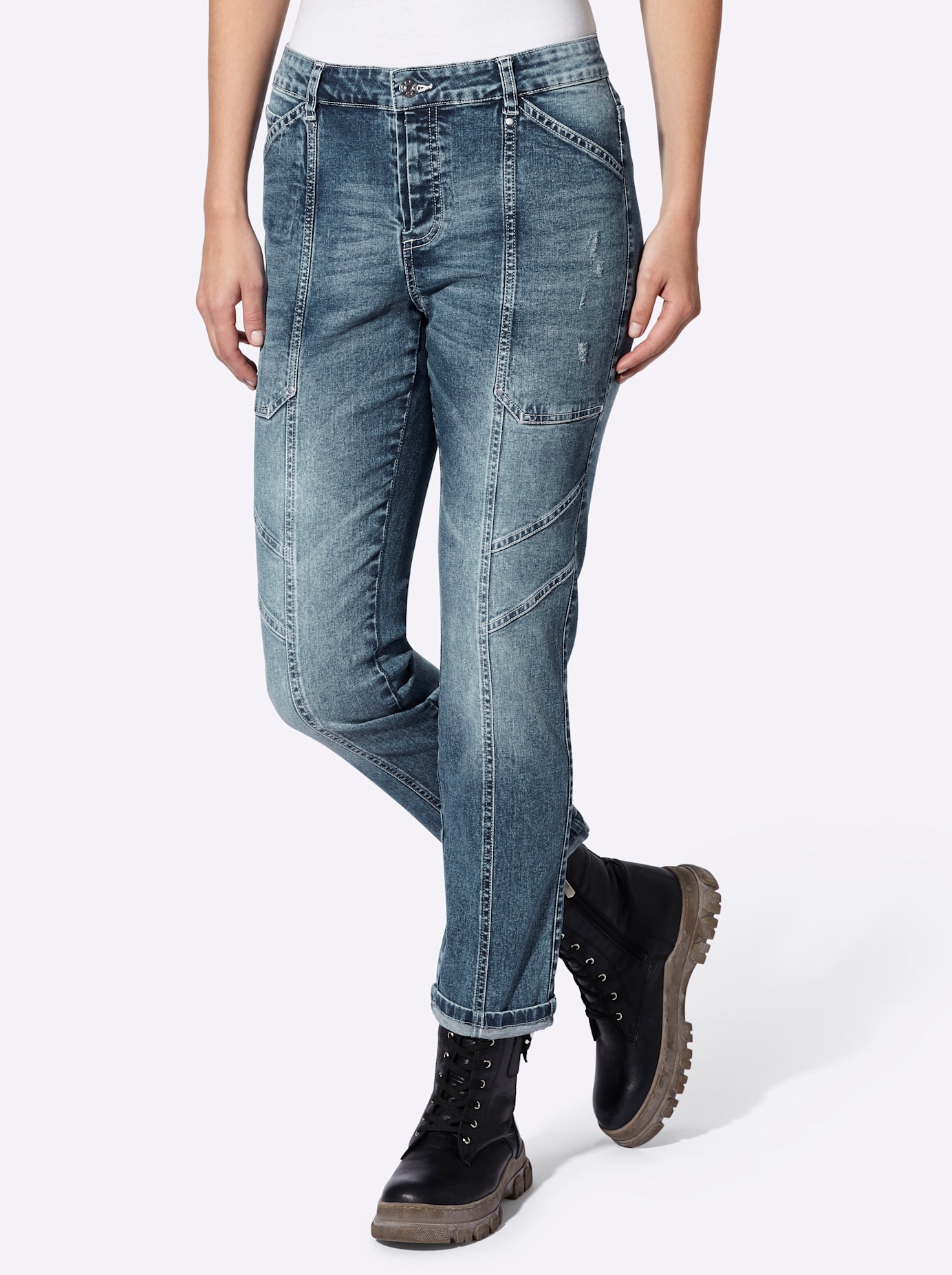 heine Boyfriend-Jeans, (1 tlg.) günstig online kaufen