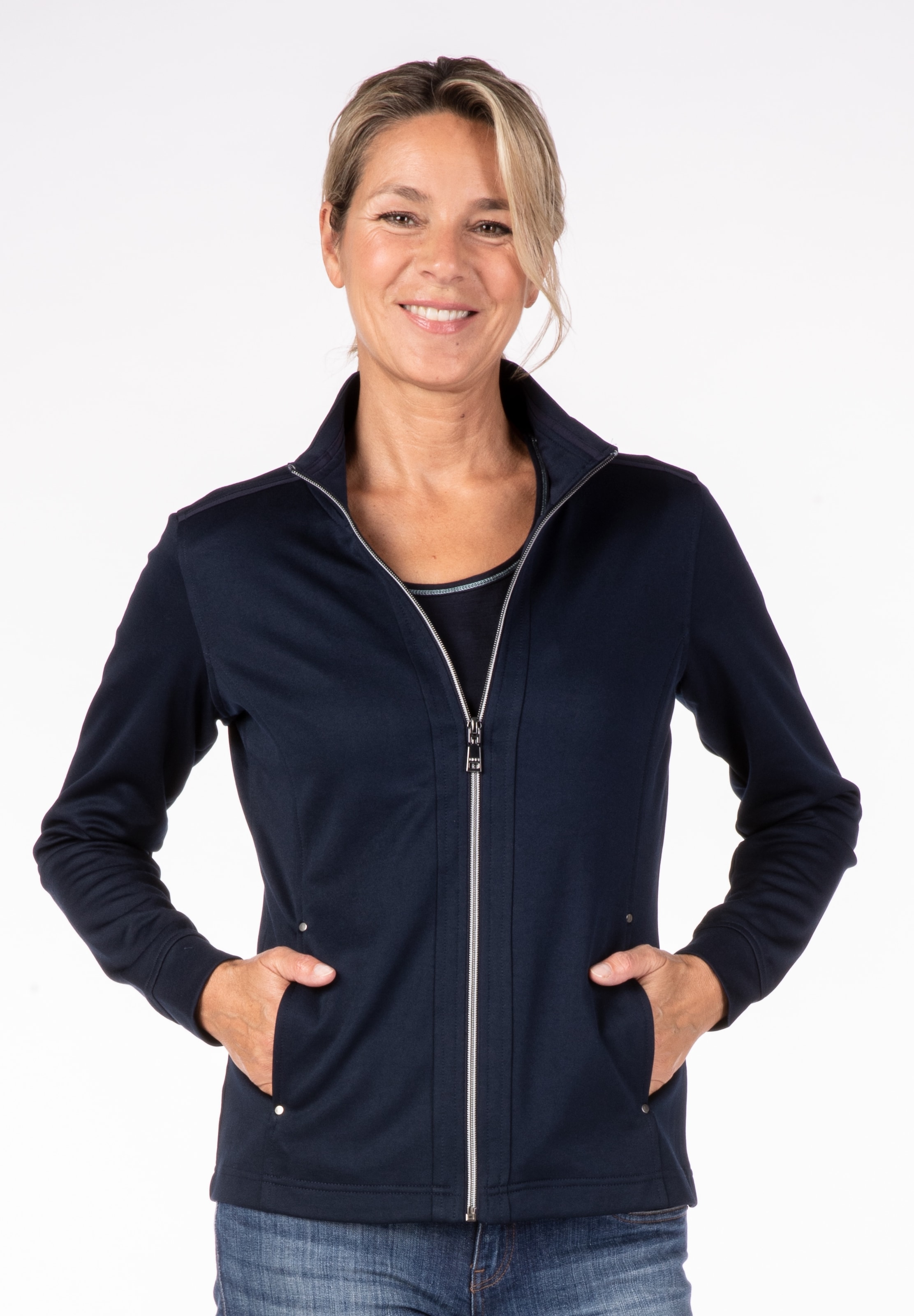 LPO Trainingsjacke "Abby III" glatt mit matter Struktur