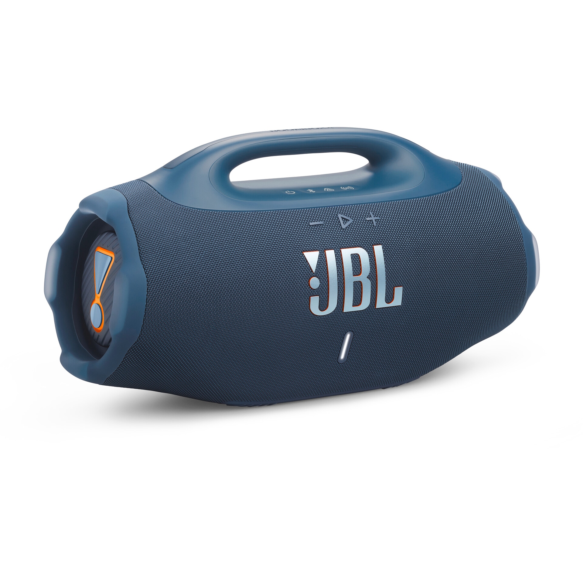 JBL Bluetooth-Lautsprecher "Boombox 4", B:56,5cm H:34,5cm T:25,6cmblau, Lautsprecher, Akku austauschbar für noch längeren Musikgenuss