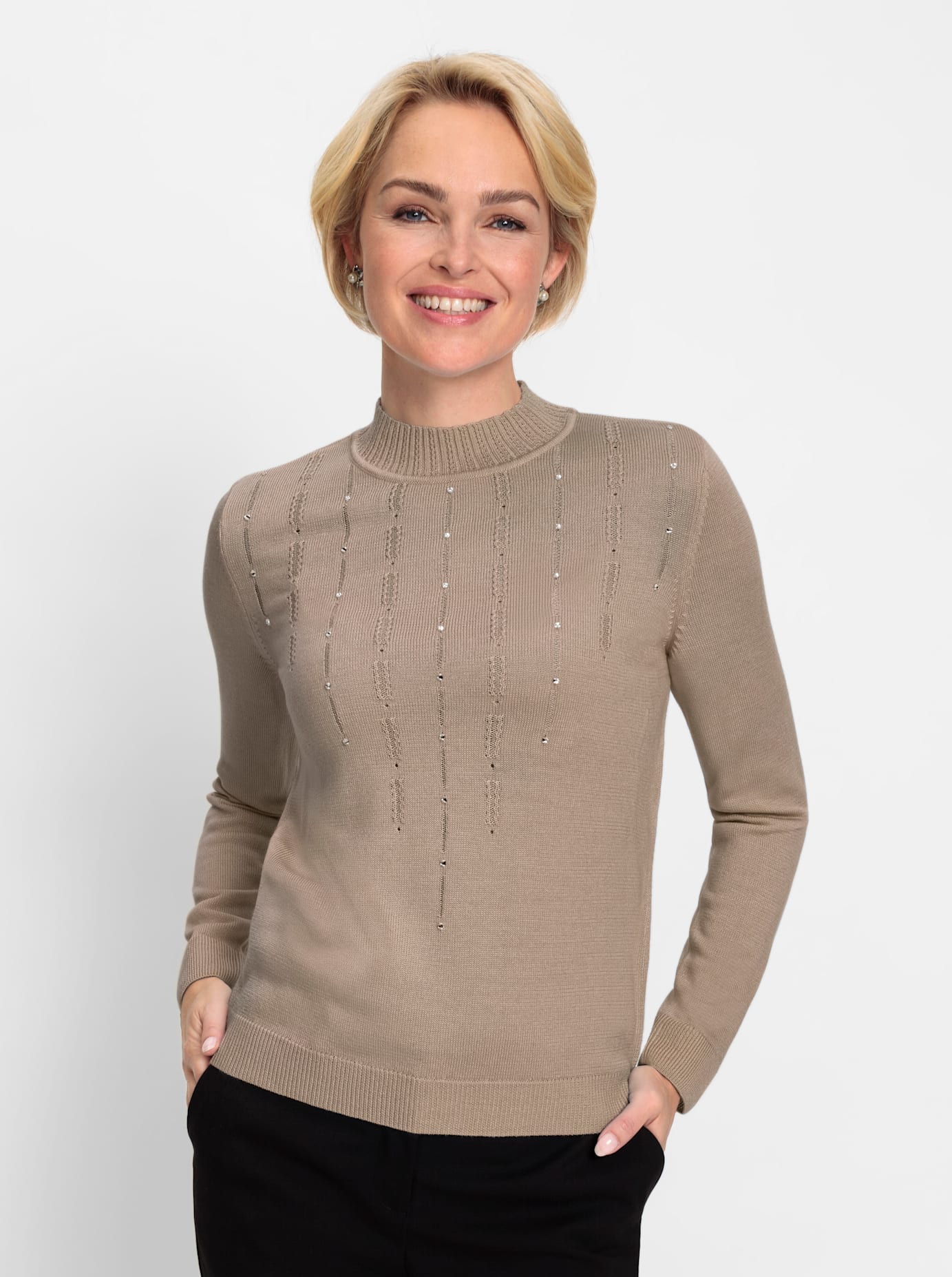 Classic Stehkragenpullover »Pullover«