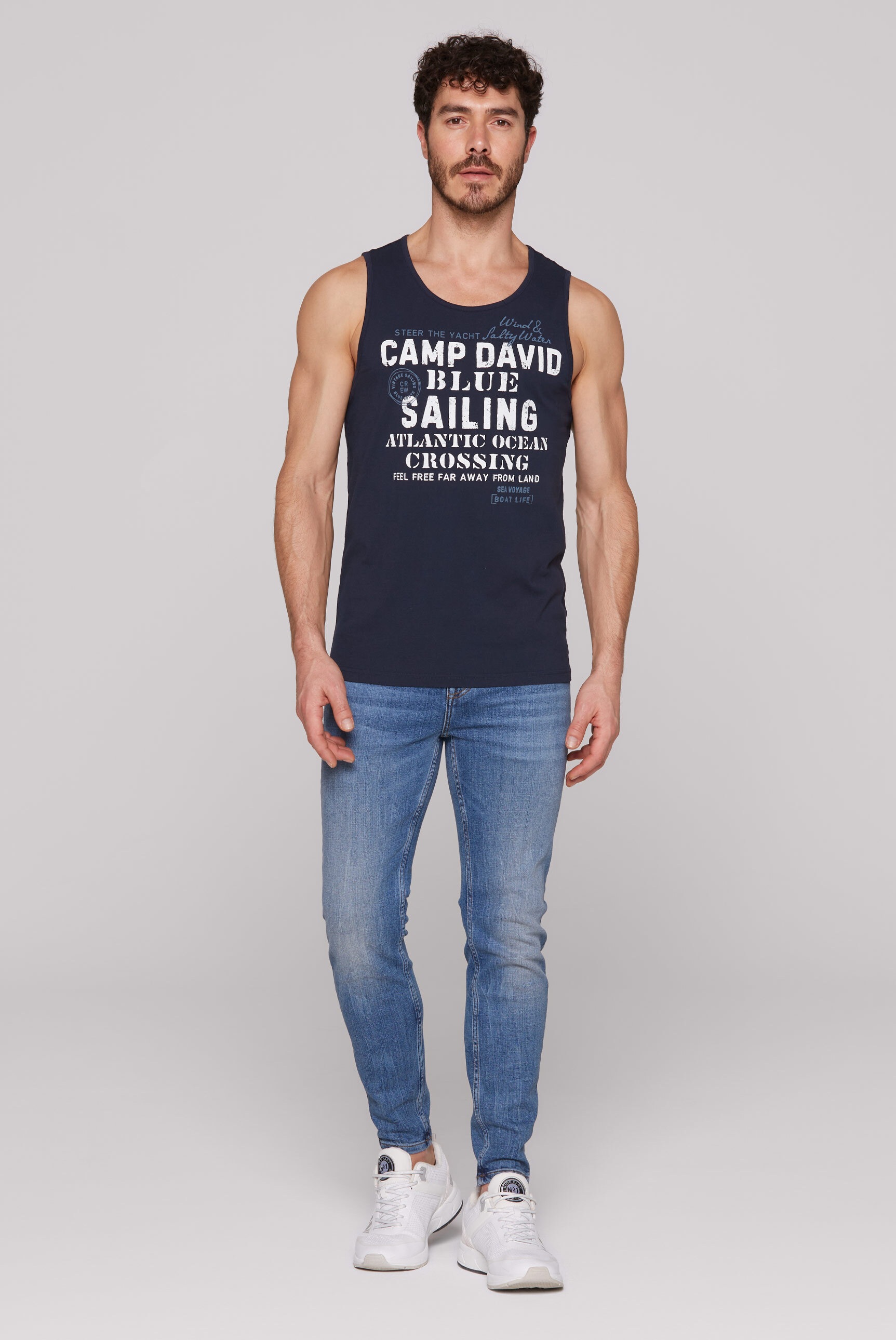 CAMP DAVID Tanktop, aus Baumwolle