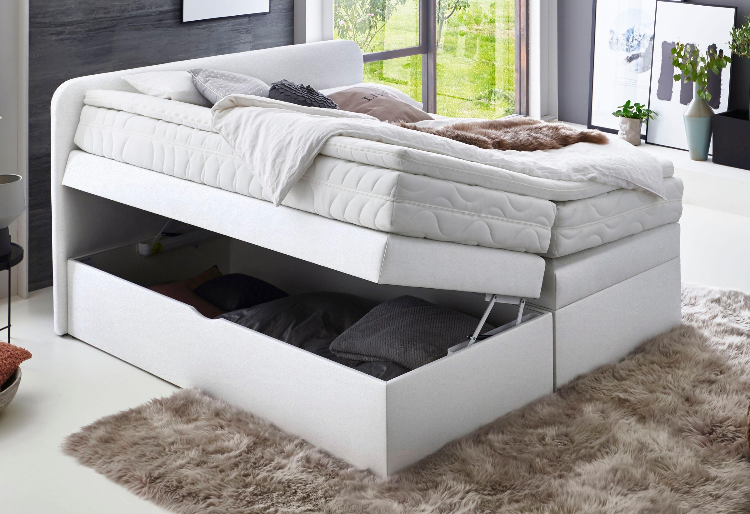 Thumbnail - Westfalia Schlafkomfort Boxspringbett wahlweise mit Bettkasten