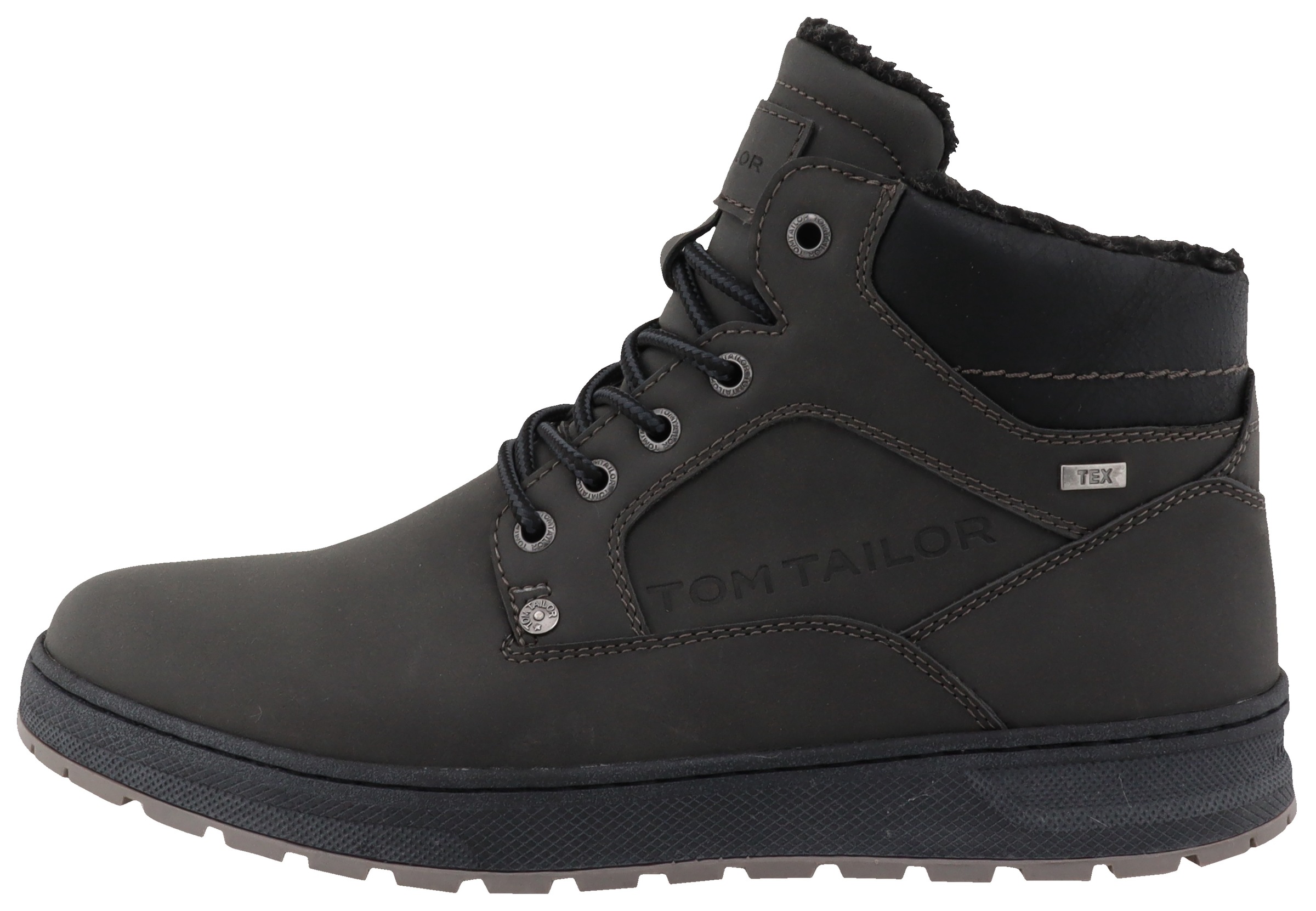 TOM TAILOR Winterboots, Plateau, Schnürboots, High Top-Sneaker mit Innenreißverschluss