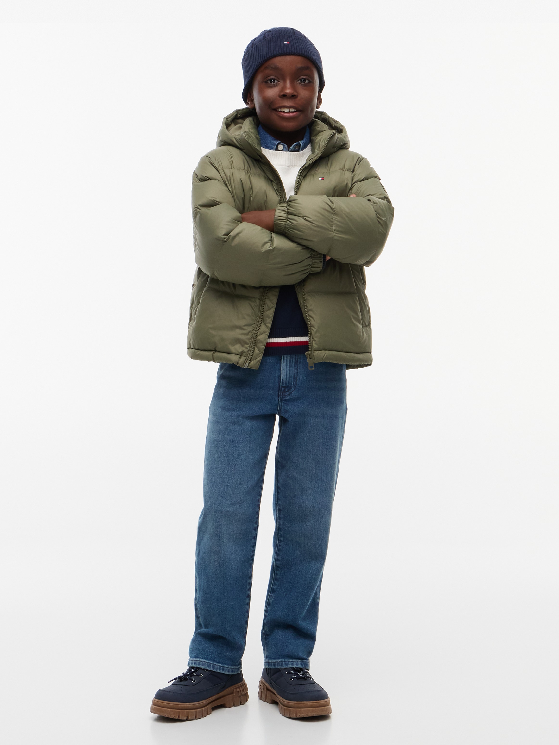 Tommy Hilfiger Steppjacke »ESSENTIAL DOWN JACKET« mit Kapuze Kinder bis 16 Jahre