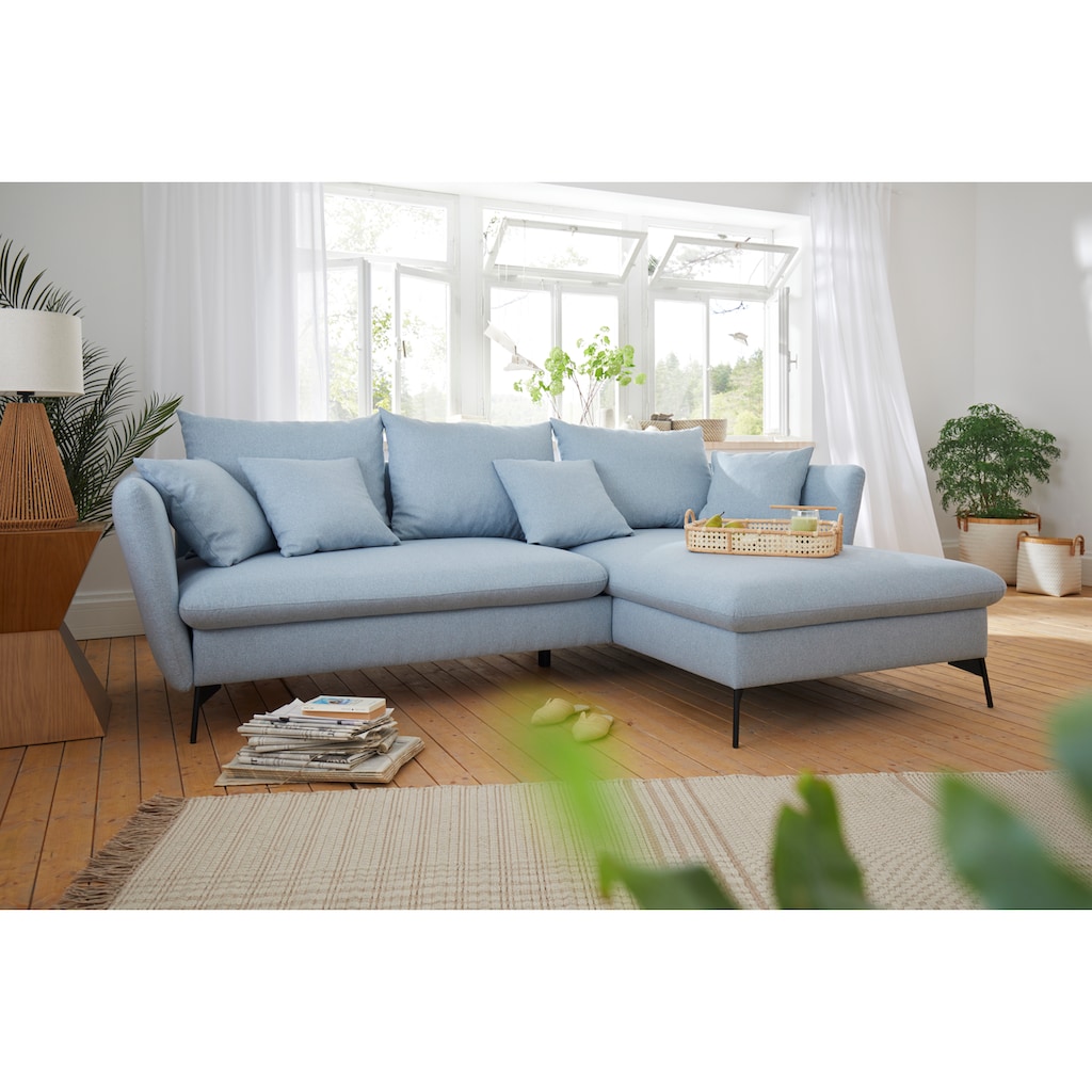 andas Ecksofa »LIVORNO,258 cm, L-Form,«