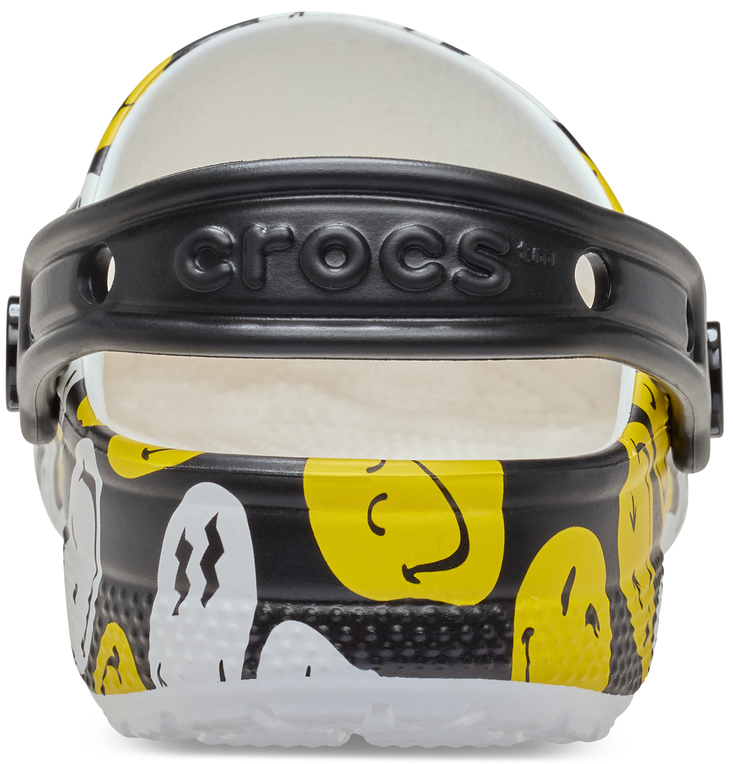 Crocs Clog »Smiley Classic Clog«  Hausschuh, Homeslipper mit allover Muster