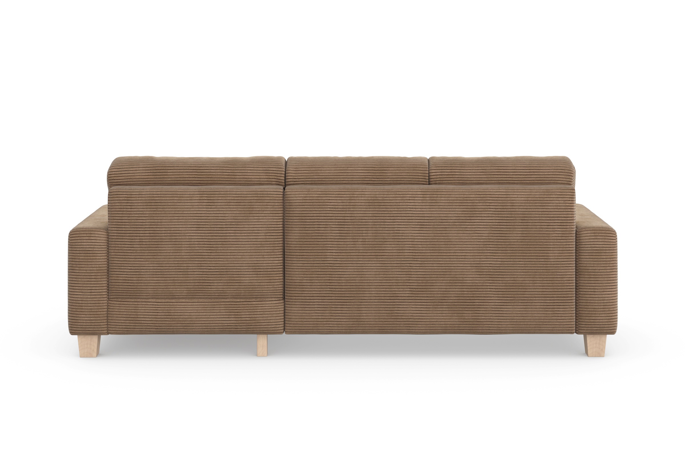 Home affaire Ecksofa »Summer L-Form«, mit Recamiere, mit oder ohne Bettfunktion und Bettkasten, Cord-Bezug