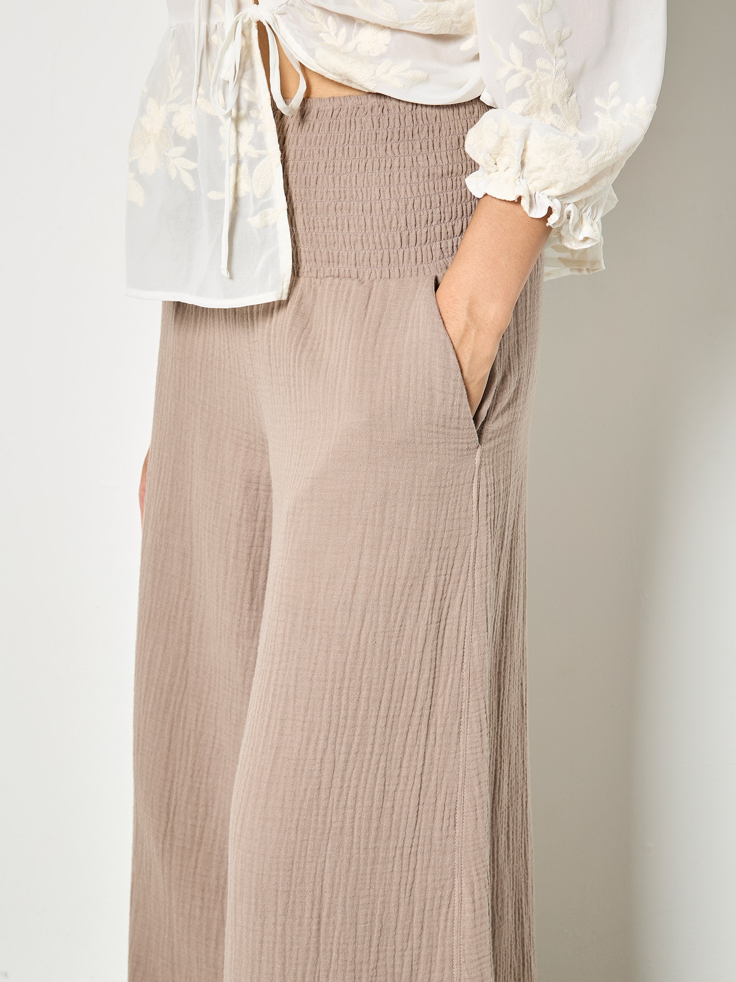 Apricot Palazzohose »Weite Hose«  mit Struktur