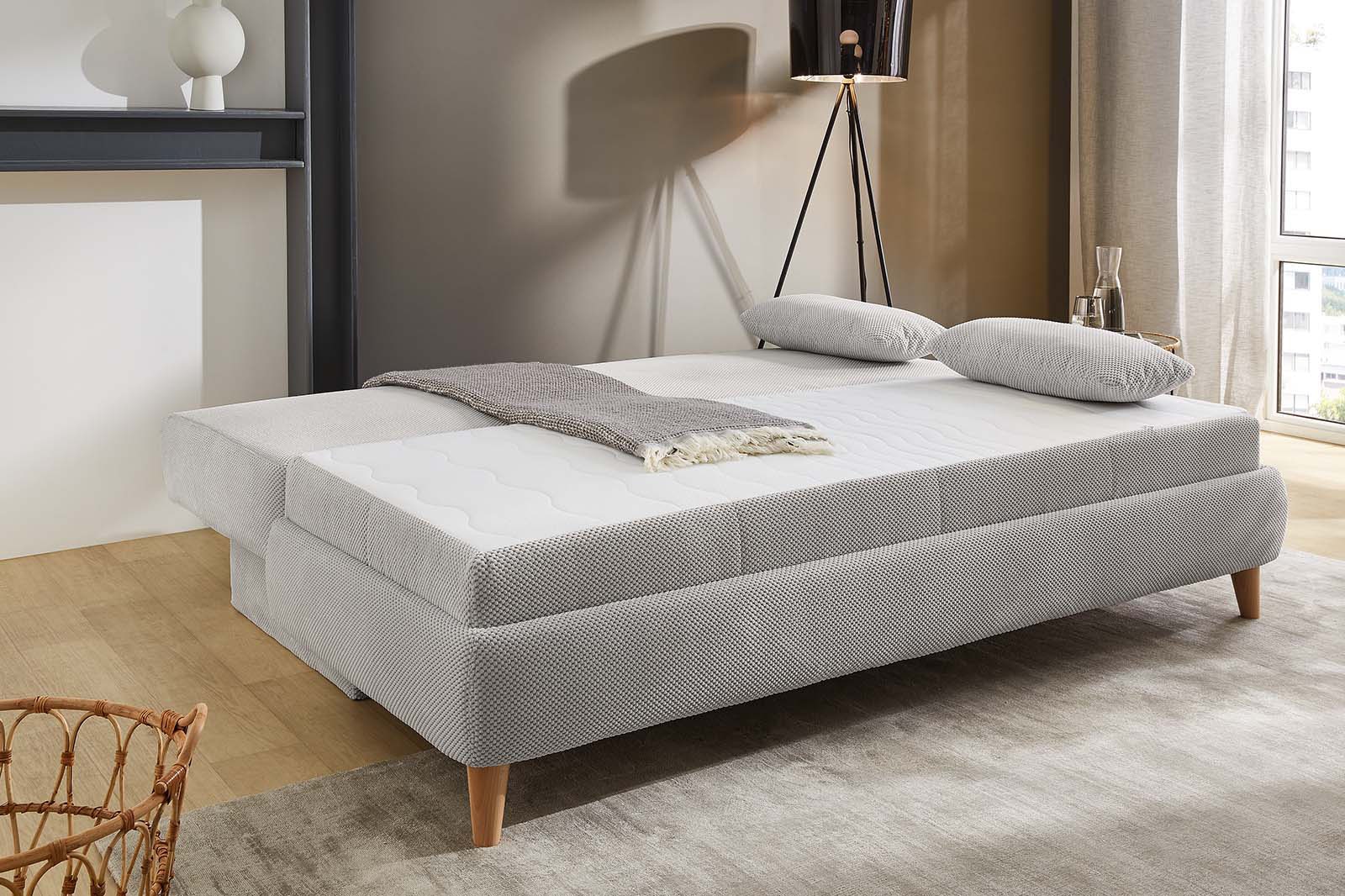 Jockenhöfer Gruppe Schlafsofa »Maja, Dauerschlafsofa«, Wende-Federkernmatratze, Liegefläche 160x200 cm, Bettkasten