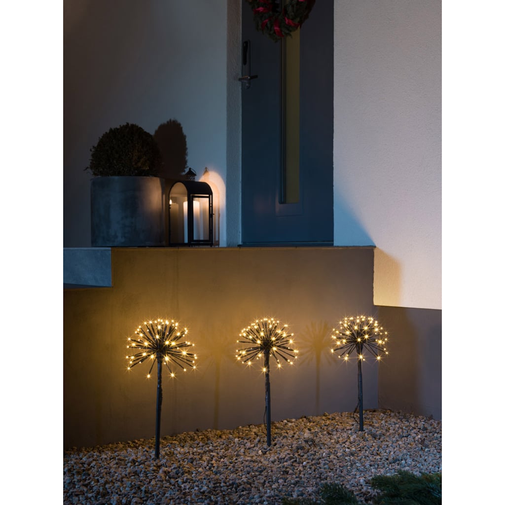 KONSTSMIDE LED Gartenleuchte »LED Spiessleuchte mit 3 Pusteblumen«