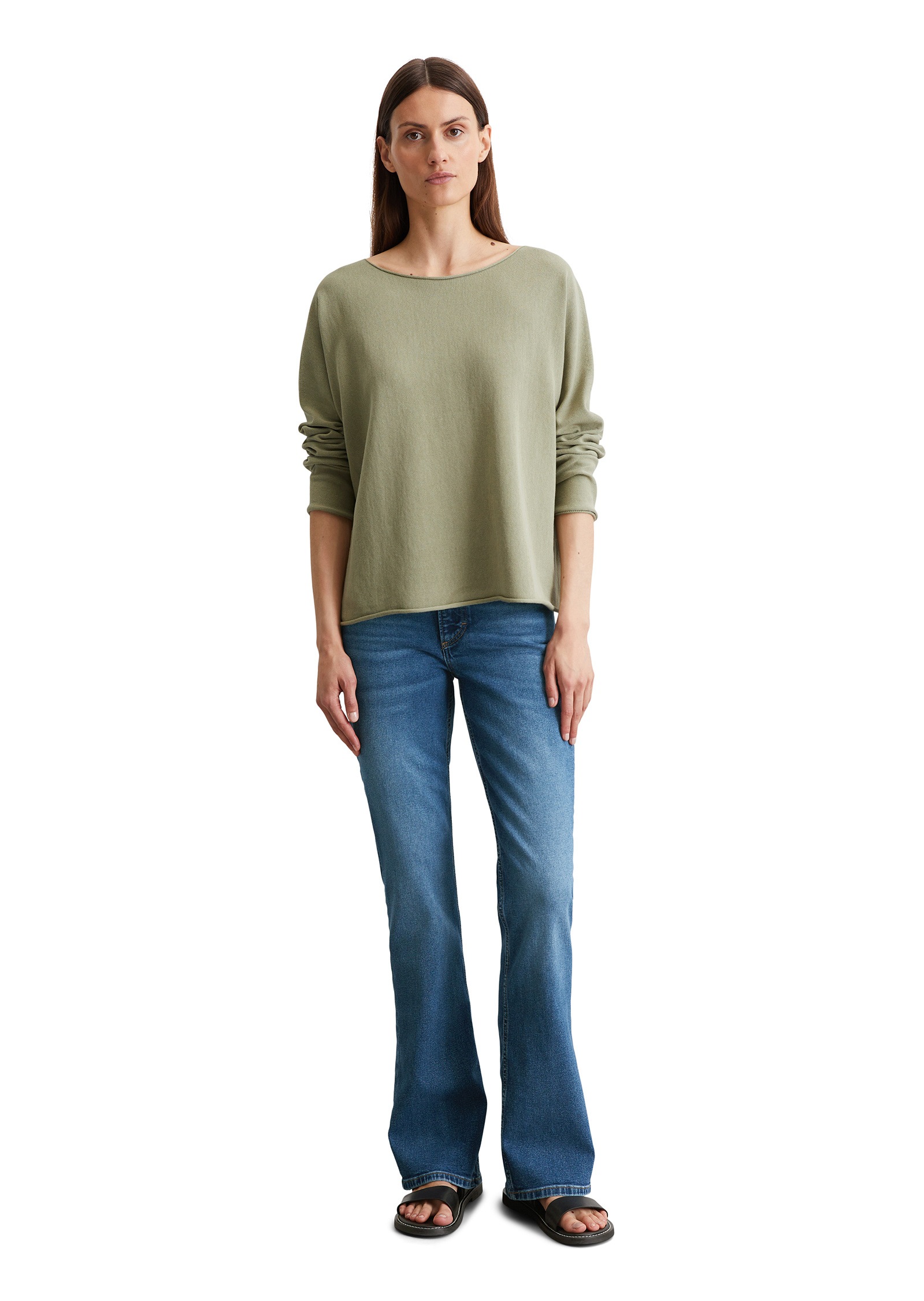 Marc O'Polo Strickpullover »aus reinem Baumwollgarn«