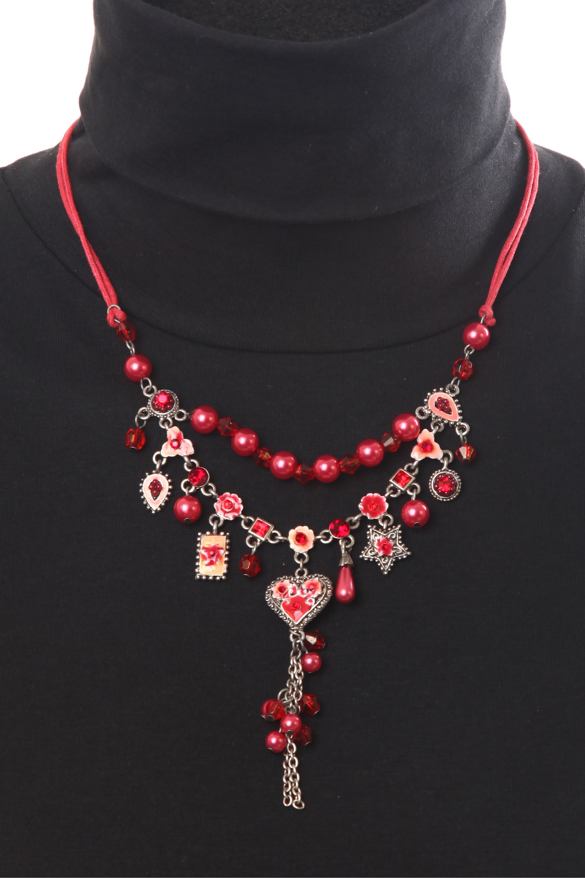 Allgäu Rebell Kette mit Anhänger "Cate" mit kleinen Glassteinen günstig online kaufen