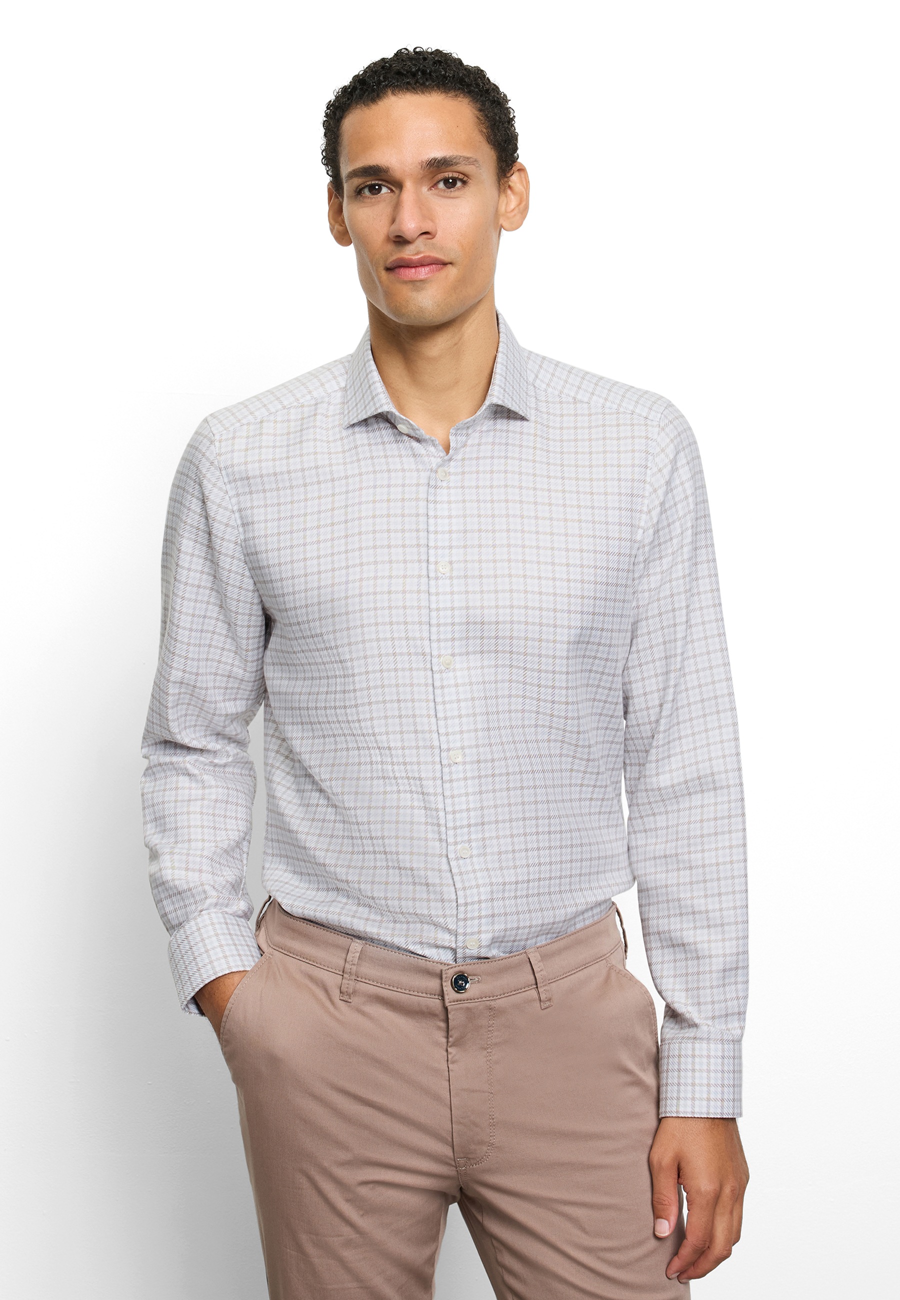 OLYMP Langarmhemd "Level Five" Businesshemd, body fit, Royal Kentkragen, Ka günstig online kaufen