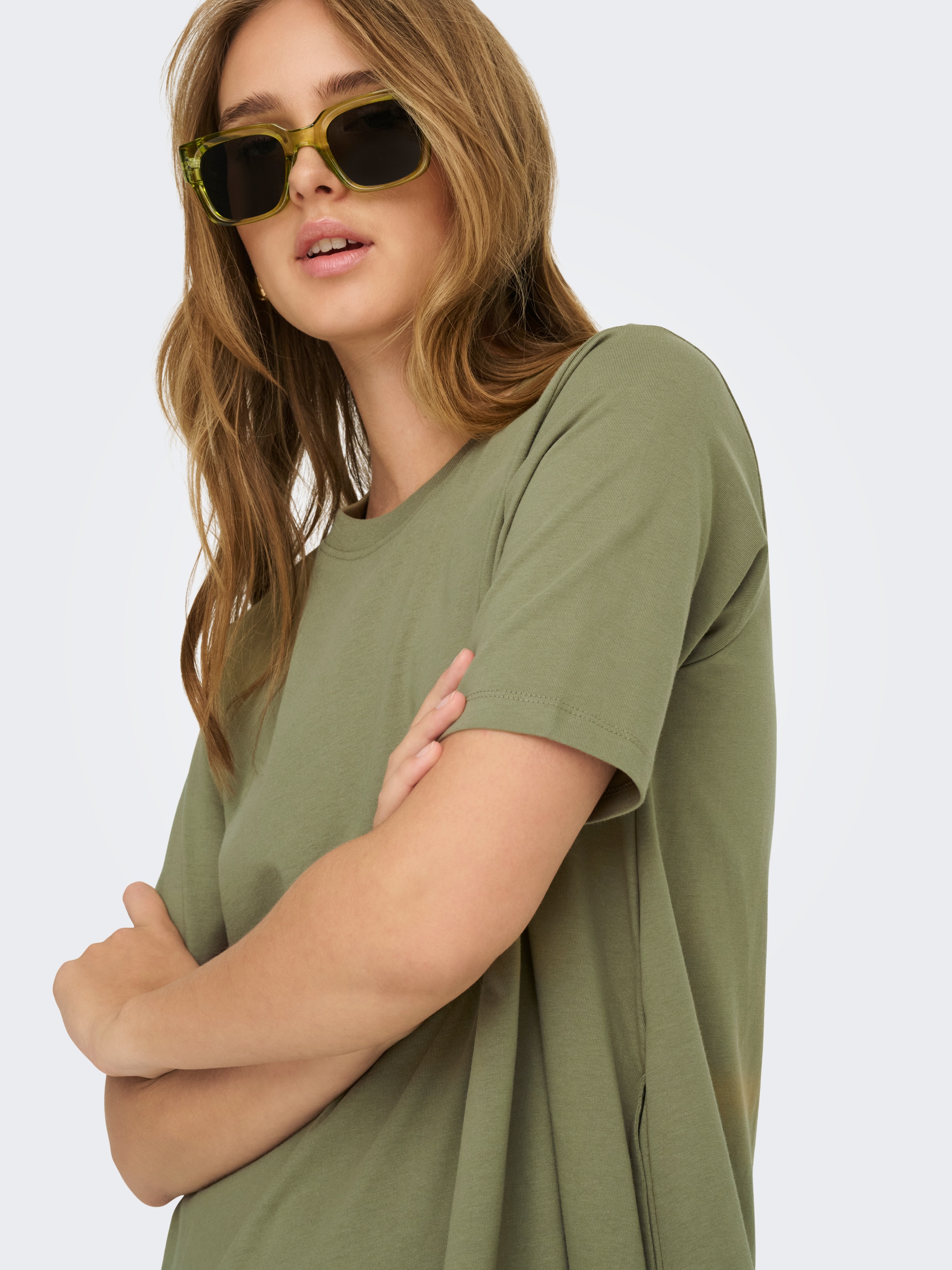 ONLY ONLMARA Short Sleeve Pocket Dress Mermaid M 2