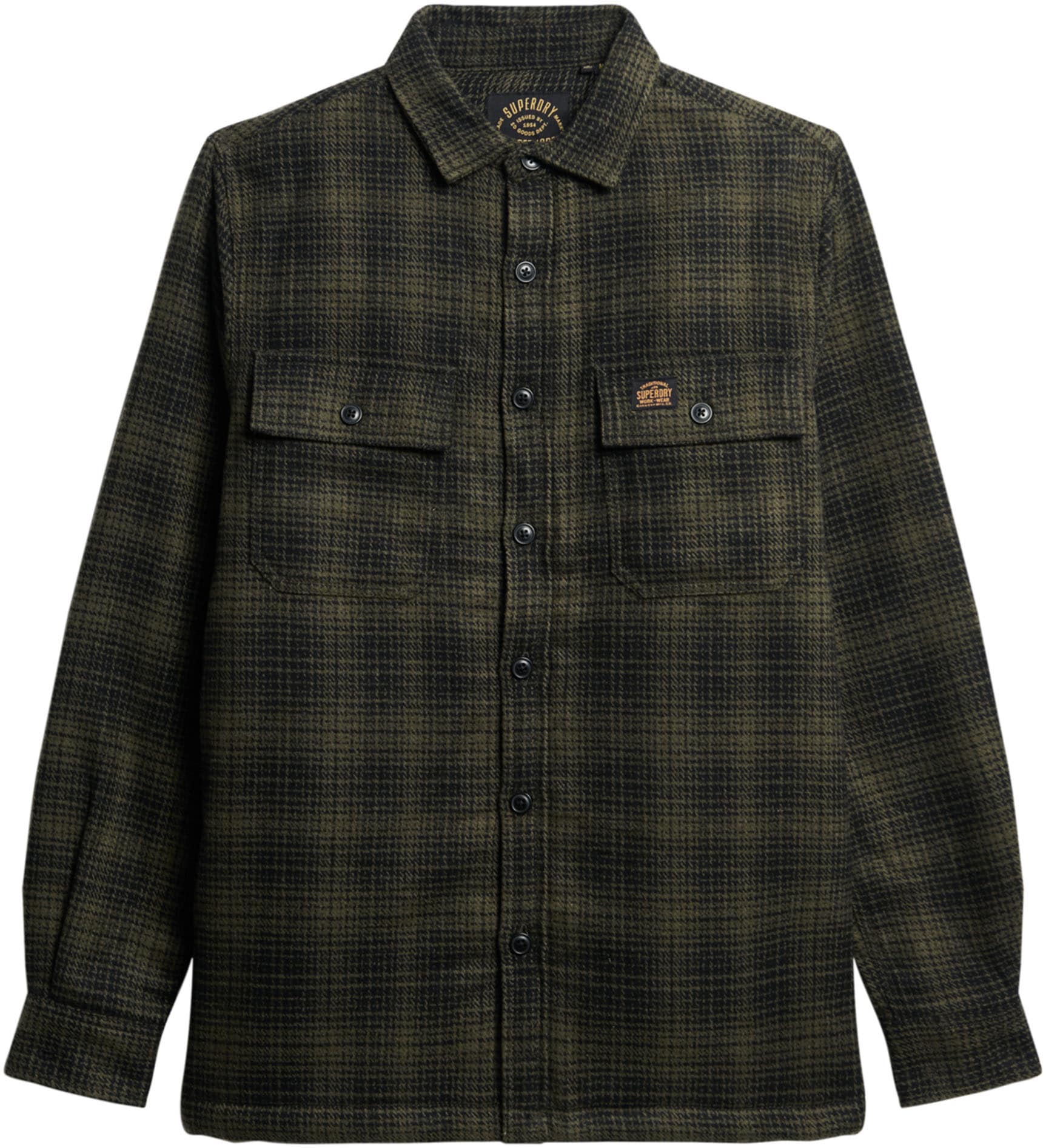 Superdry Langarmhemd »Wool Miller Overshirt«