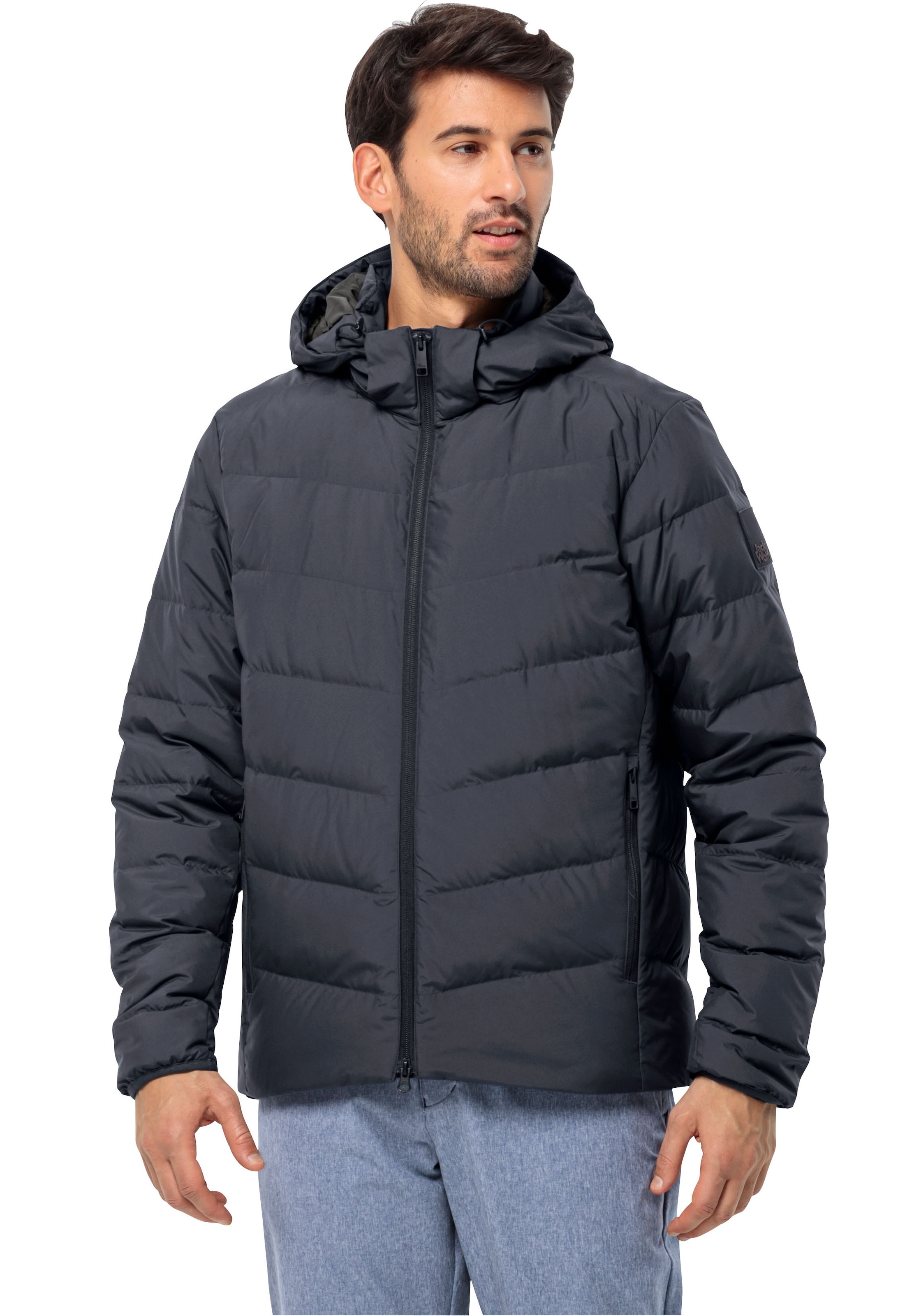 Jack Wolfskin Steppjacke "COLONIUS", mit Kapuze, Wärmend, winddicht, Überga günstig online kaufen