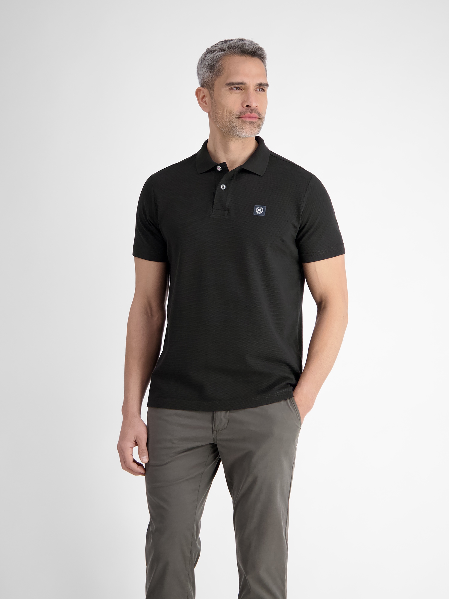 LERROS 1100000002199 "Poloshirt mit Waffelstruktur aus 100 % Baumwolle"