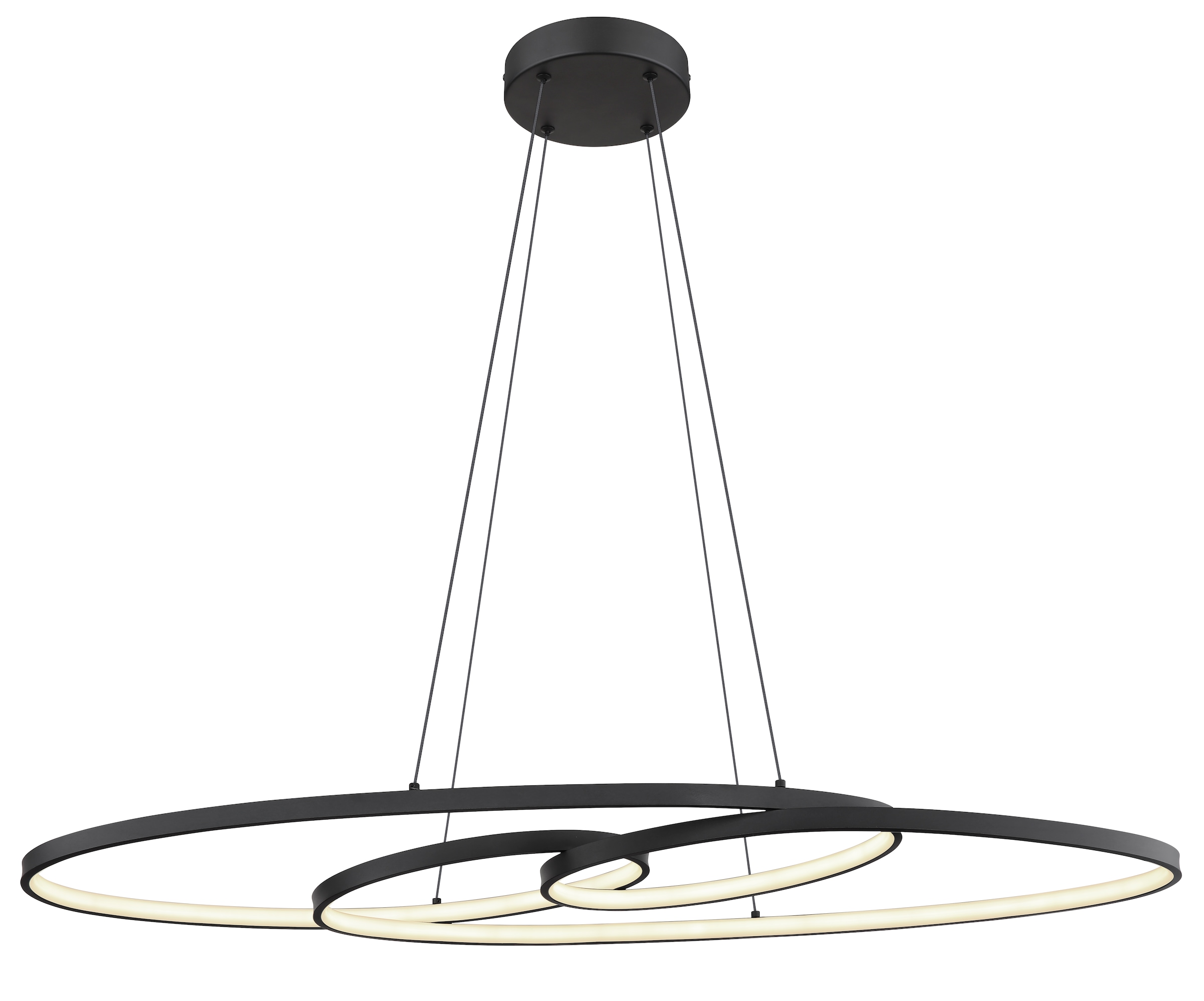 GLOBO LIGHTING LED Pendelleuchte »SPIRA«, Leuchtmittel LED-Modul | LED fest integriert, Hängelampe/Hängeleuchte/Wohnzimmer/Esstisch/elegant