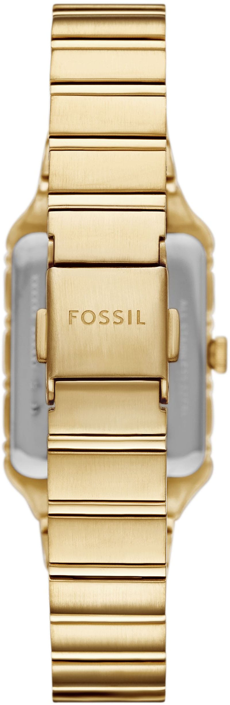 Fossil Quarzuhr »RAQUEL«, Armbanduhr, Damenuhr, Edelstahlarmband, analog