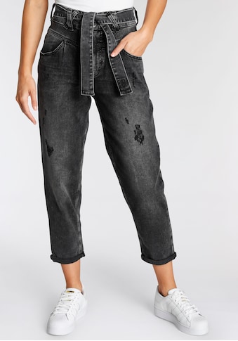 Herrlicher 7/8-Jeans »KABIRA ORGANIC DENIM«, (2 tlg., mit abnehmbarem Gürtel),... kaufen