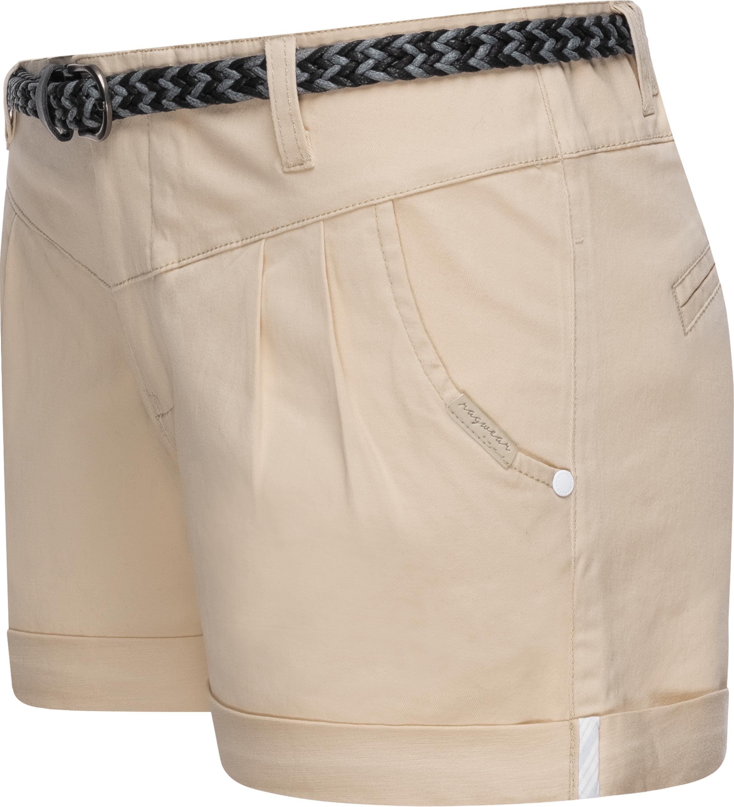 Ragwear Shorts »Heaven B«, (2 tlg.), leichte Hotpants mit hochwertigem Flechtgürtel