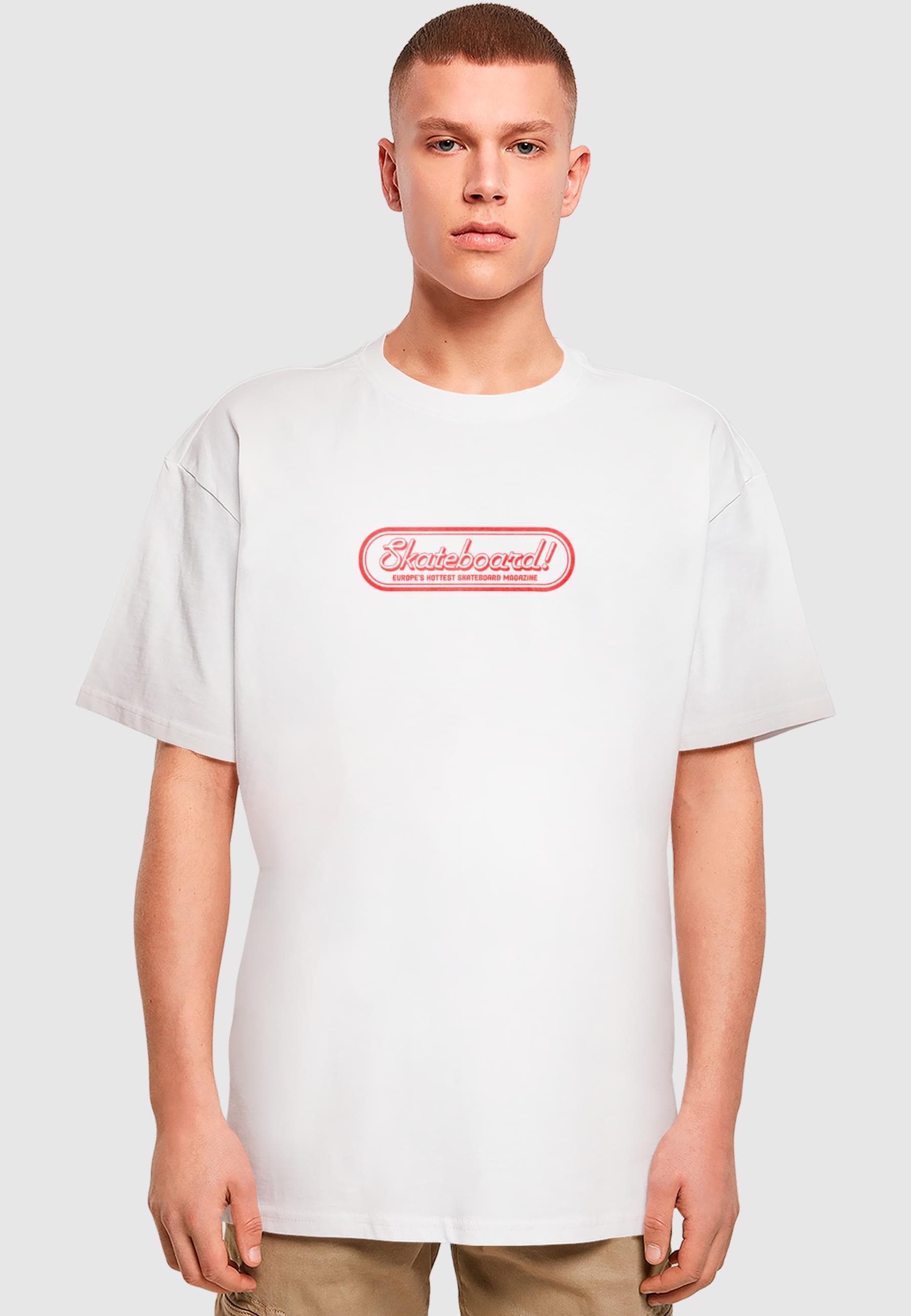 Merchcode T-Shirt »Merchcode The Skateboard Magazin Logo Oversize Tee« 1 Stk.