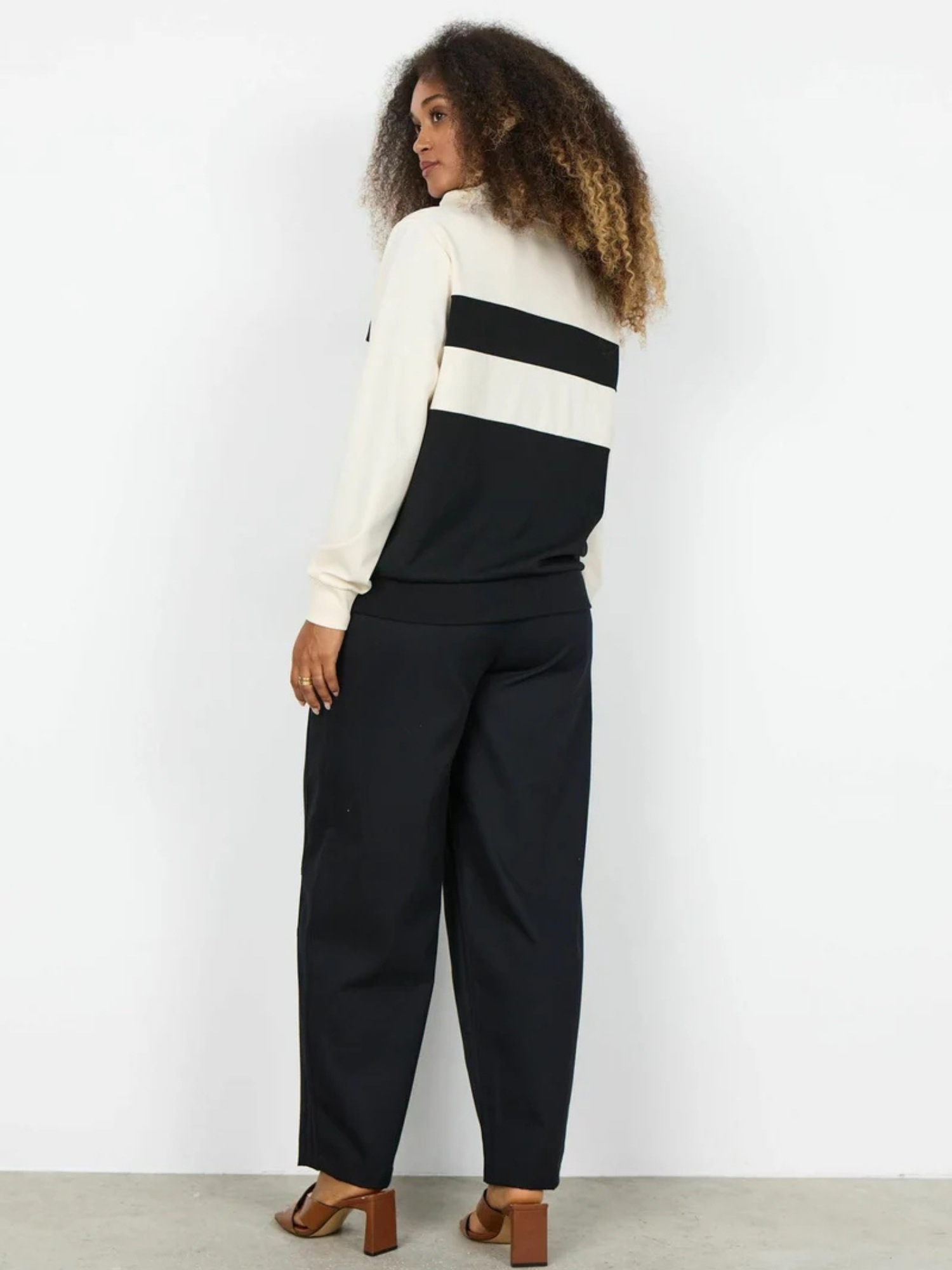 Soya Concept SC-Siham Knit Sweater Black Combi XL 3