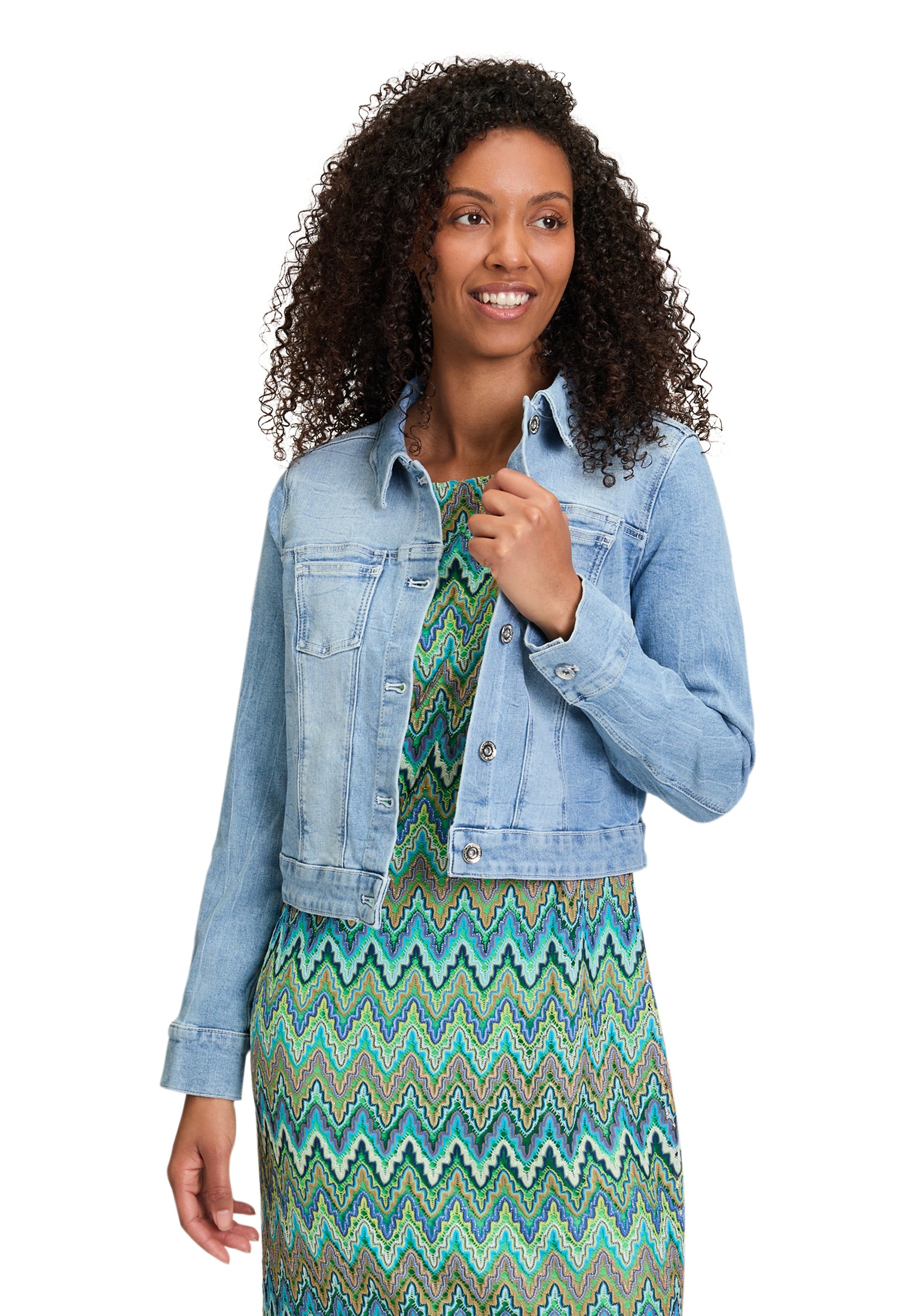 Betty Barclay Jackenblazer »Betty Barclay Jeansjacke langarm«, Material