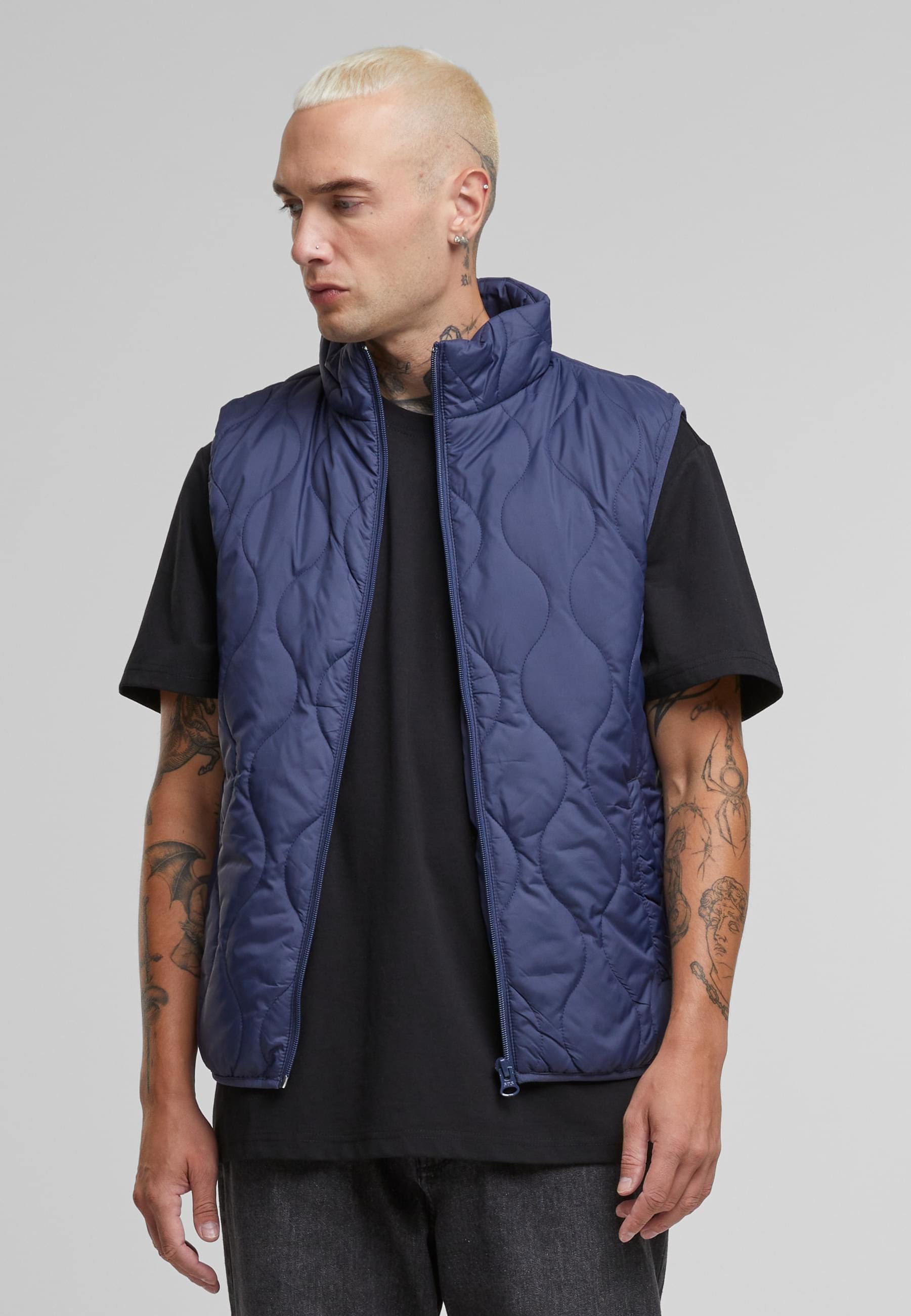 URBAN CLASSICS Steppweste »Urban Classics Mens Super Light Bubble Vest«, (1 tlg.)