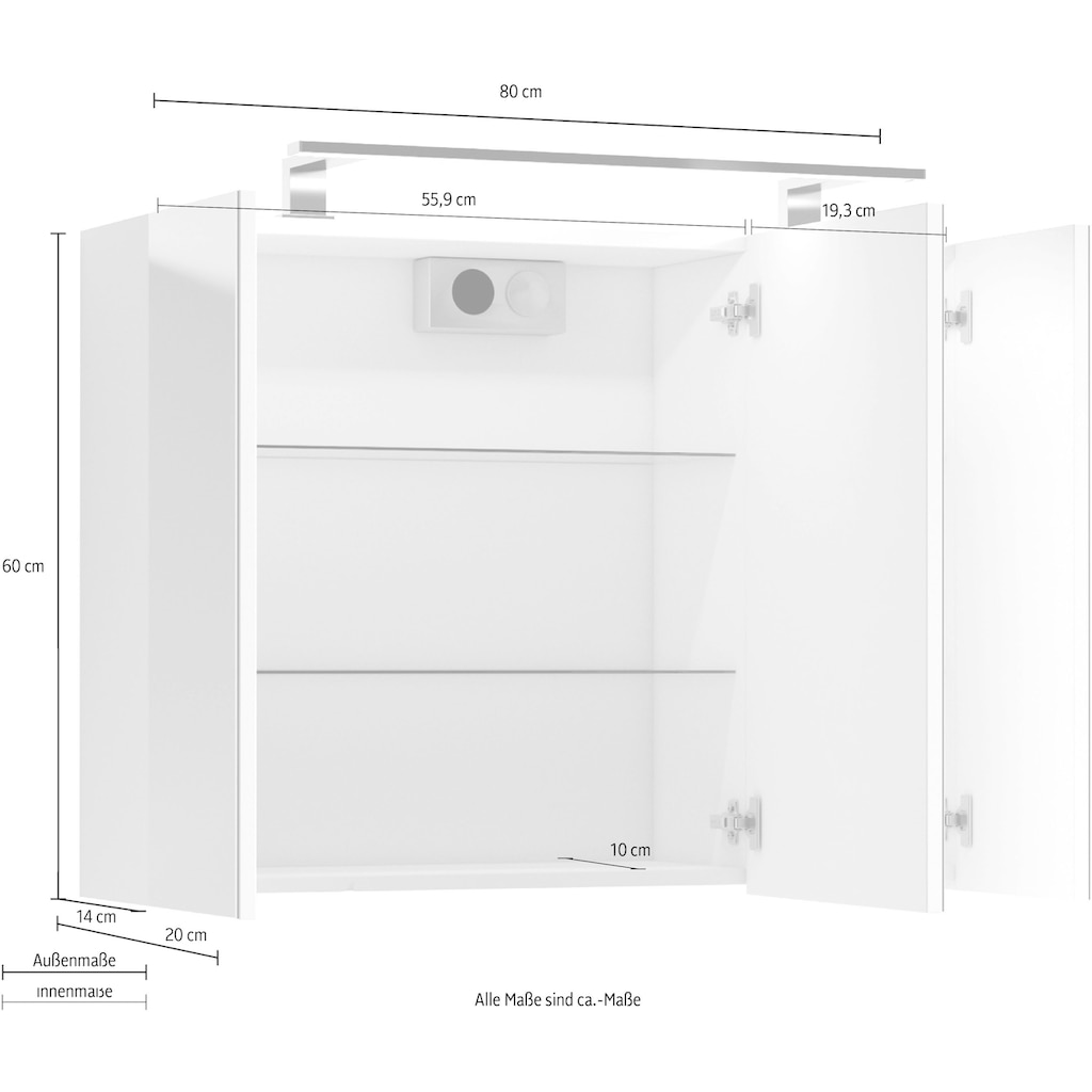 Homexperts Spiegelschrank »Salsa«