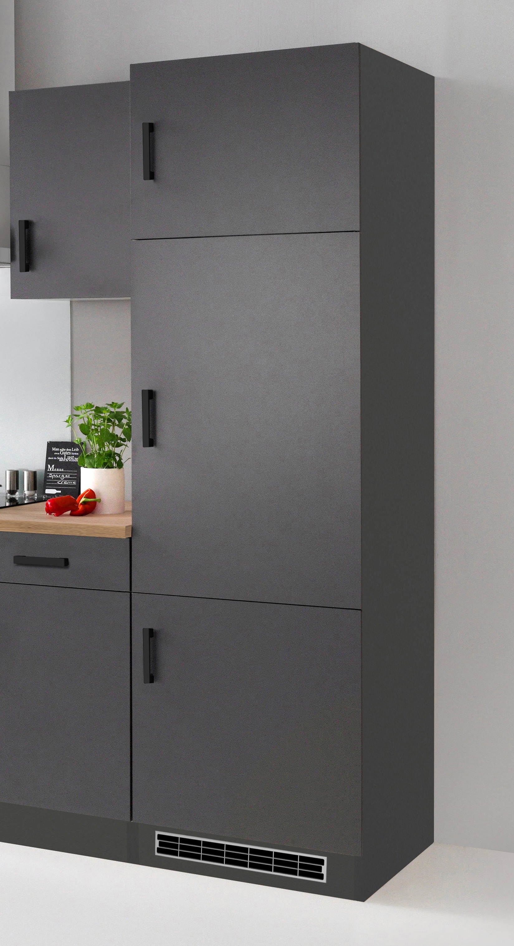 KOCHSTATION Kühlumbauschrank »KS-Toronto, Höhe 200 cm«