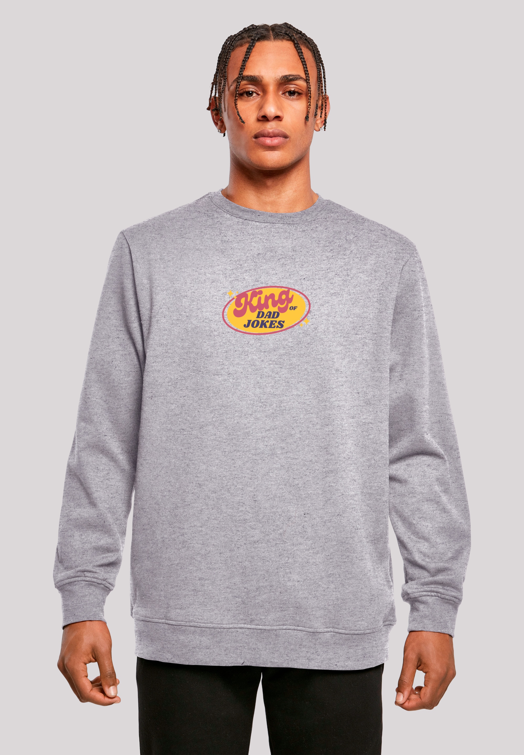 F4NT4STIC Sweatshirt "King of Dad Jokes Witziges Vatertagsmotiv", Premium Q günstig online kaufen