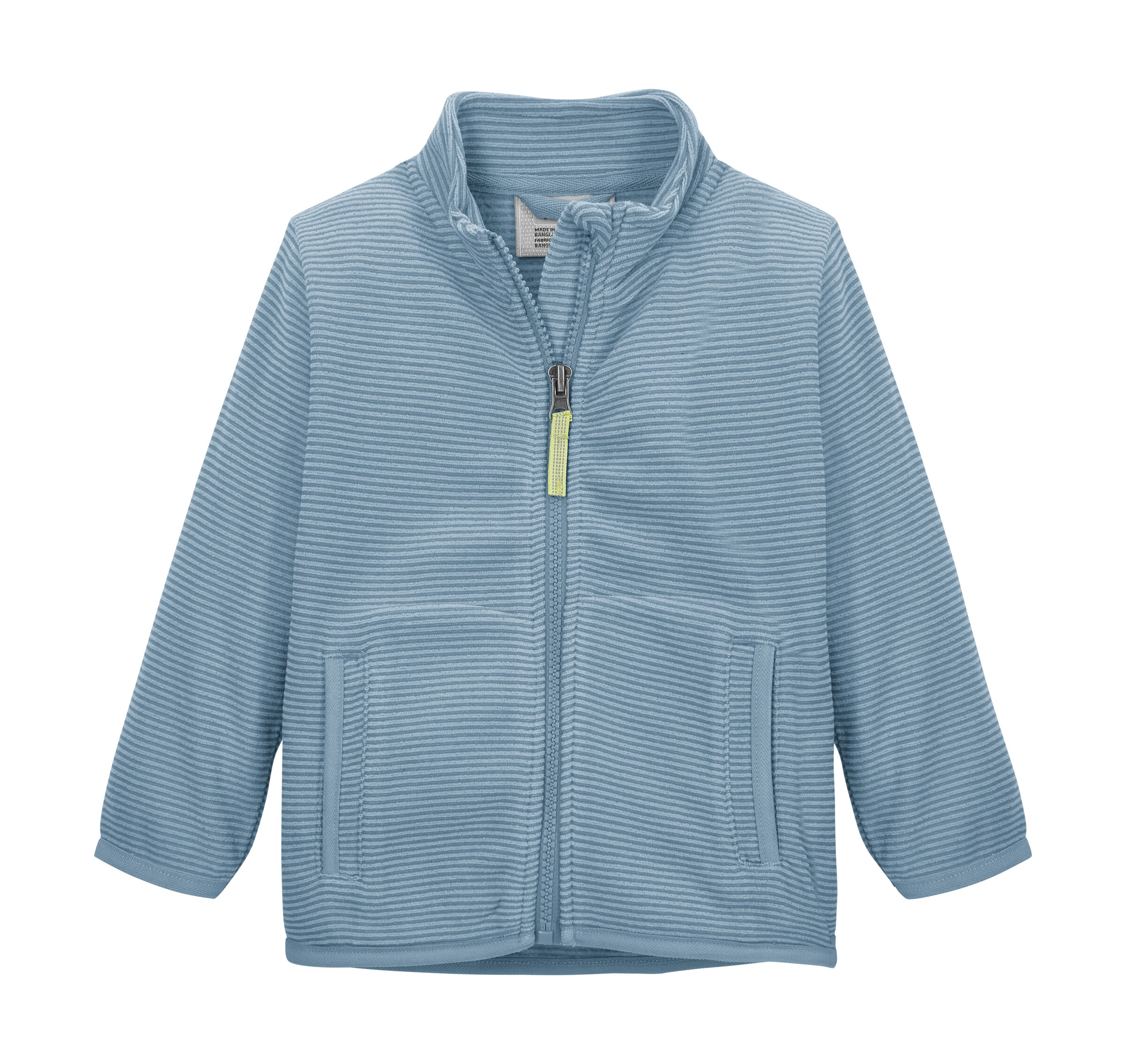 first instinct by killtec Fleecejacke "FIOS 1 MNS FLC JCKT" Fleecejacke mit Streifen, Kinnschutz, Namensetikett, Taschen