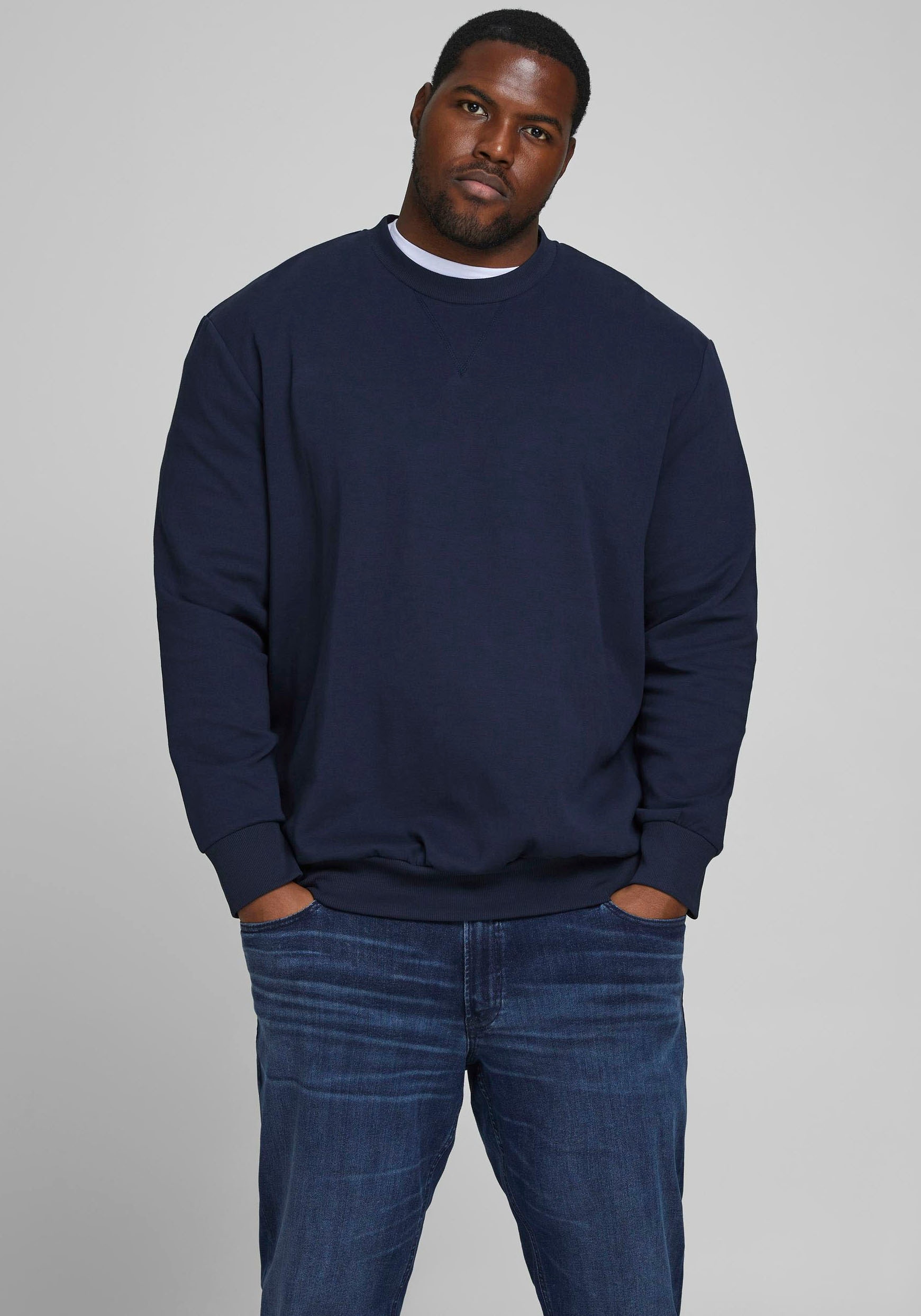 Jack & Jones PlusSize Sweatshirt "BASIC SWEAT CREW NECK" günstig online kaufen