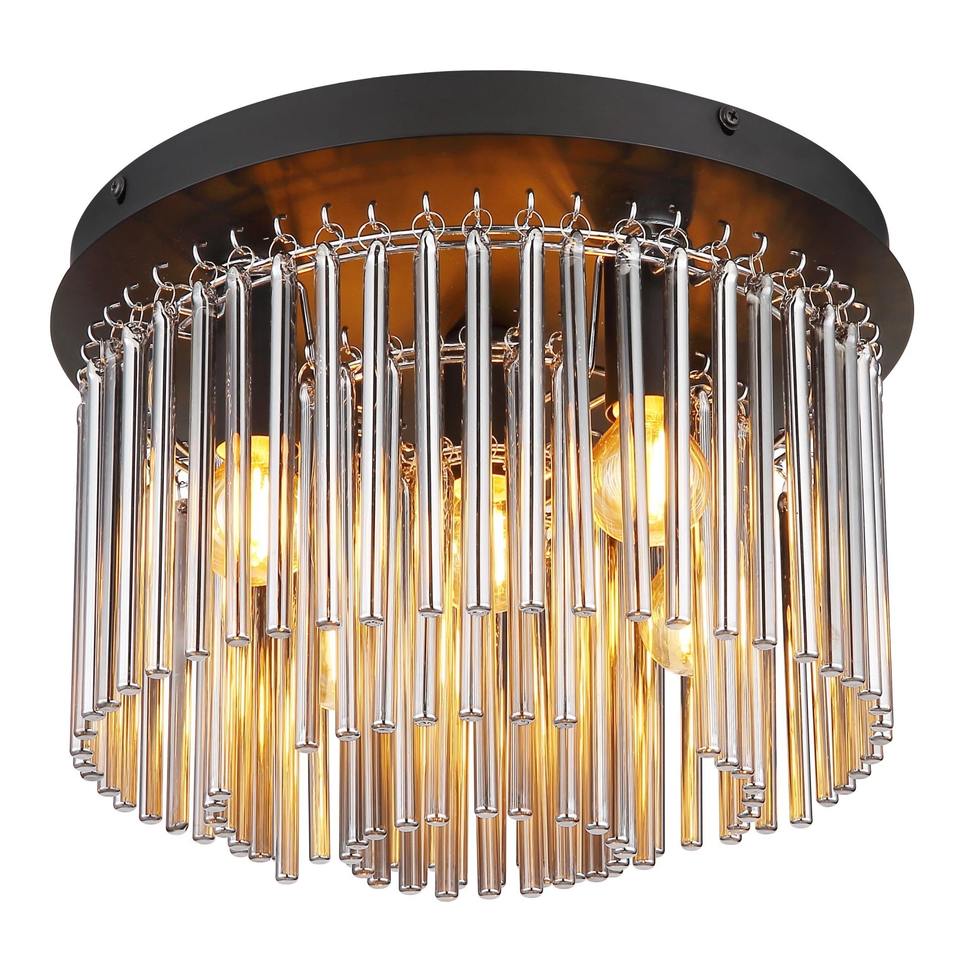 GLOBO LIGHTING Deckenleuchte »GORLEY« E14 1 Stk. Design Glasstäbe, Deckenlampe, Wohnzimmer, Esszimmer