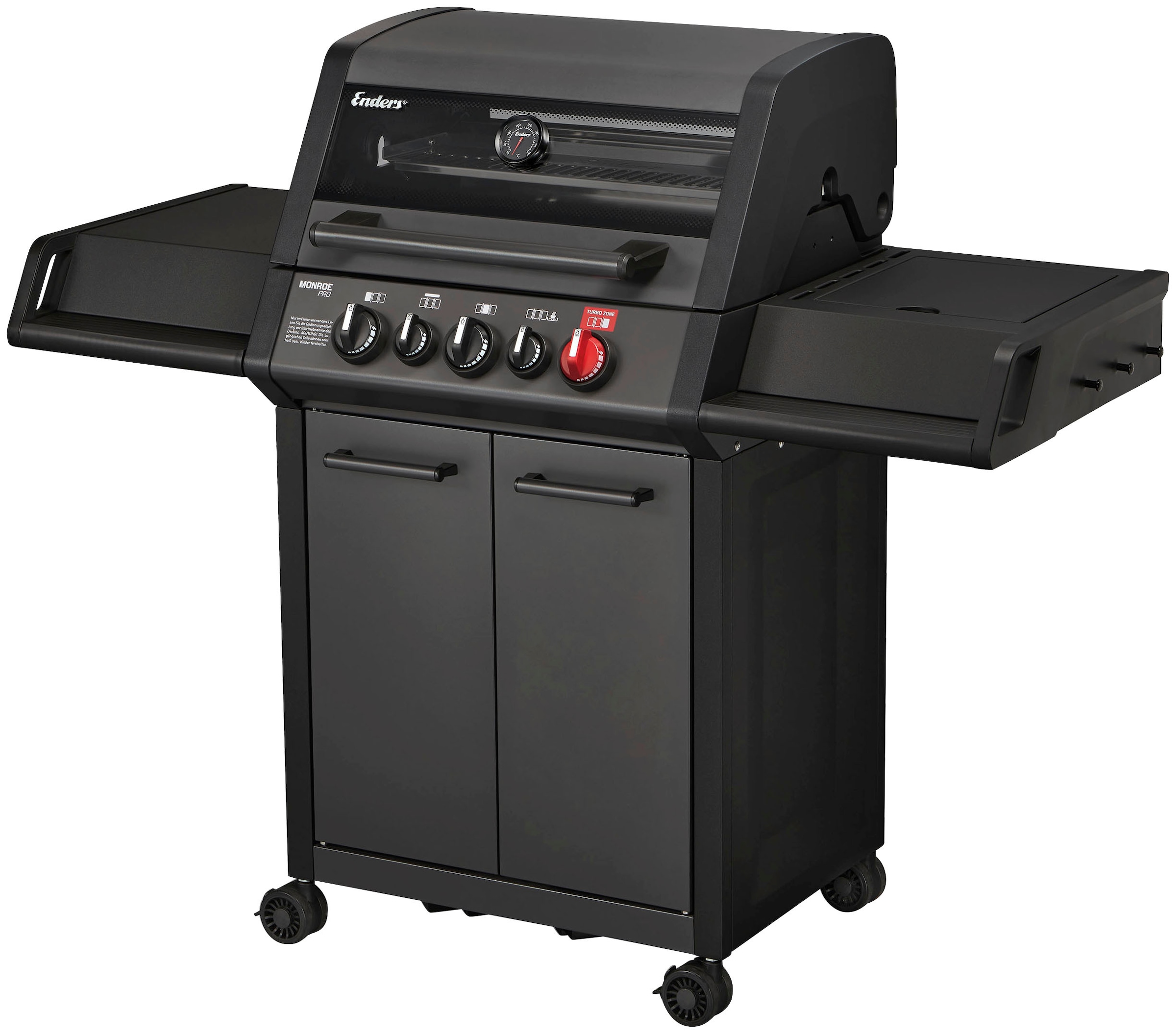 Enders® Gasgrill »Monroe Pro 3 SIK Turbo Shadow«, BxH: 143,5x118,5 cm