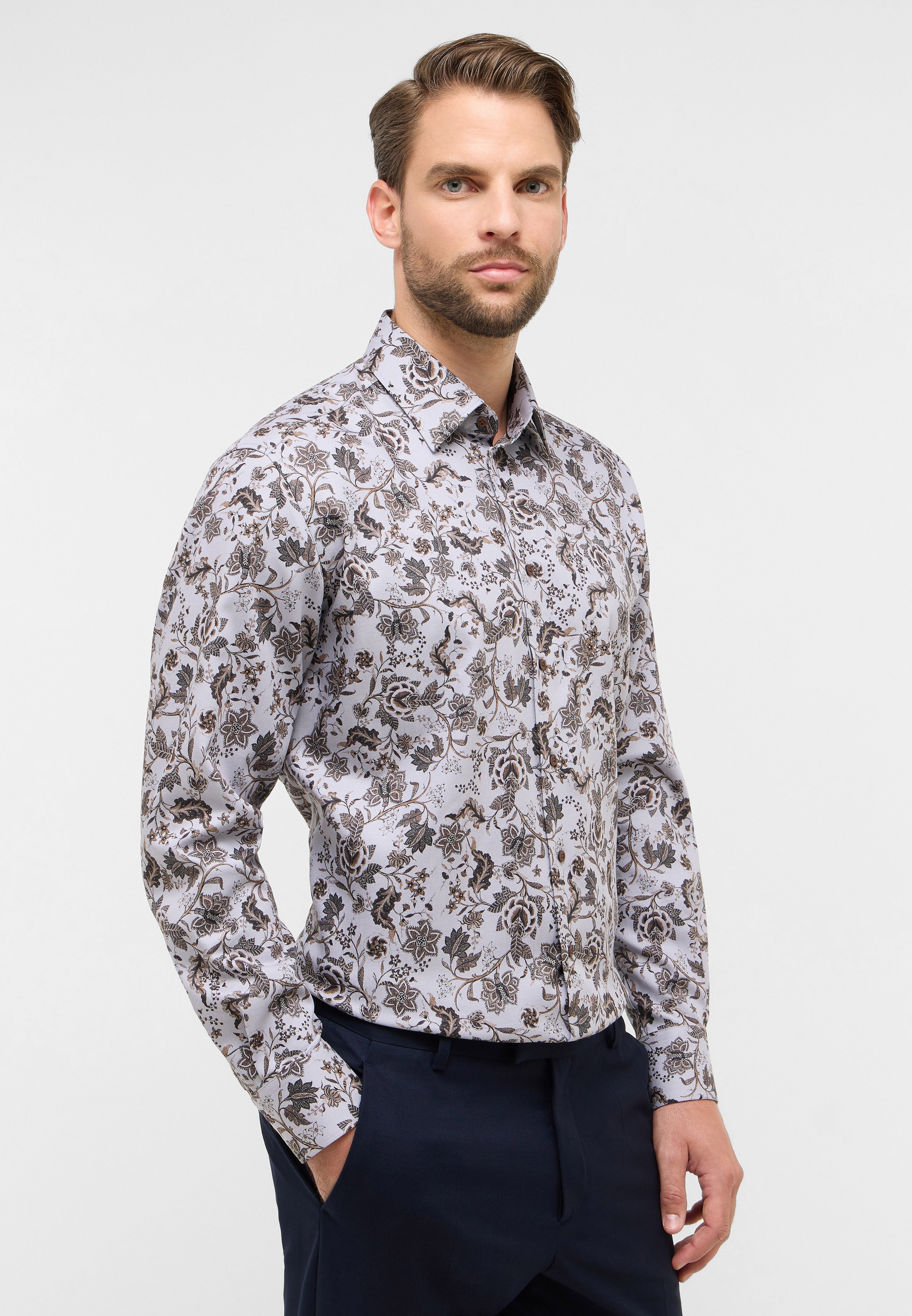 Eterna Langarmhemd "COMFORT FIT" NON IRON (bügelfrei) günstig online kaufen