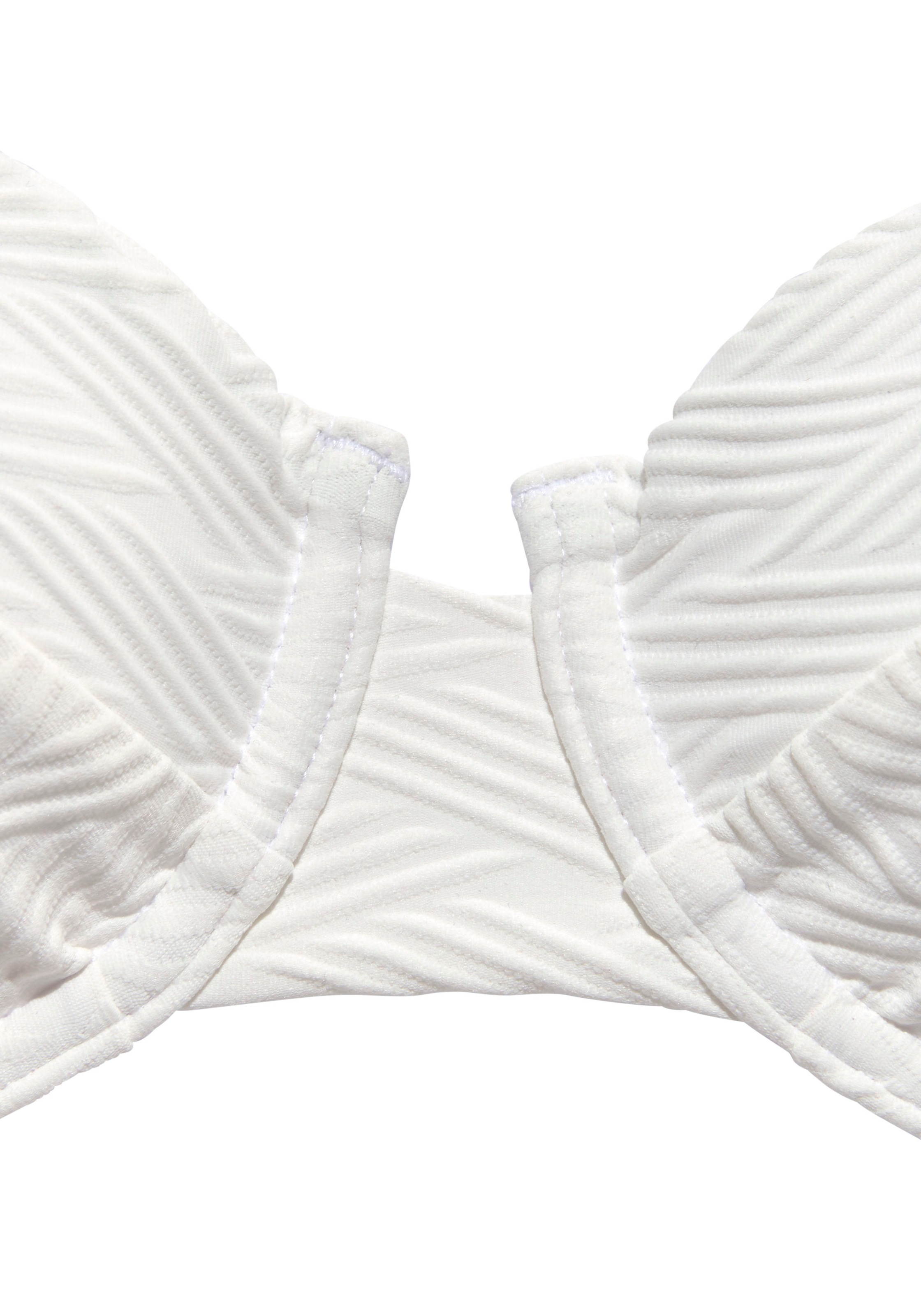 Sunseeker Loretta Underwire Bikini Top White Size 44 3