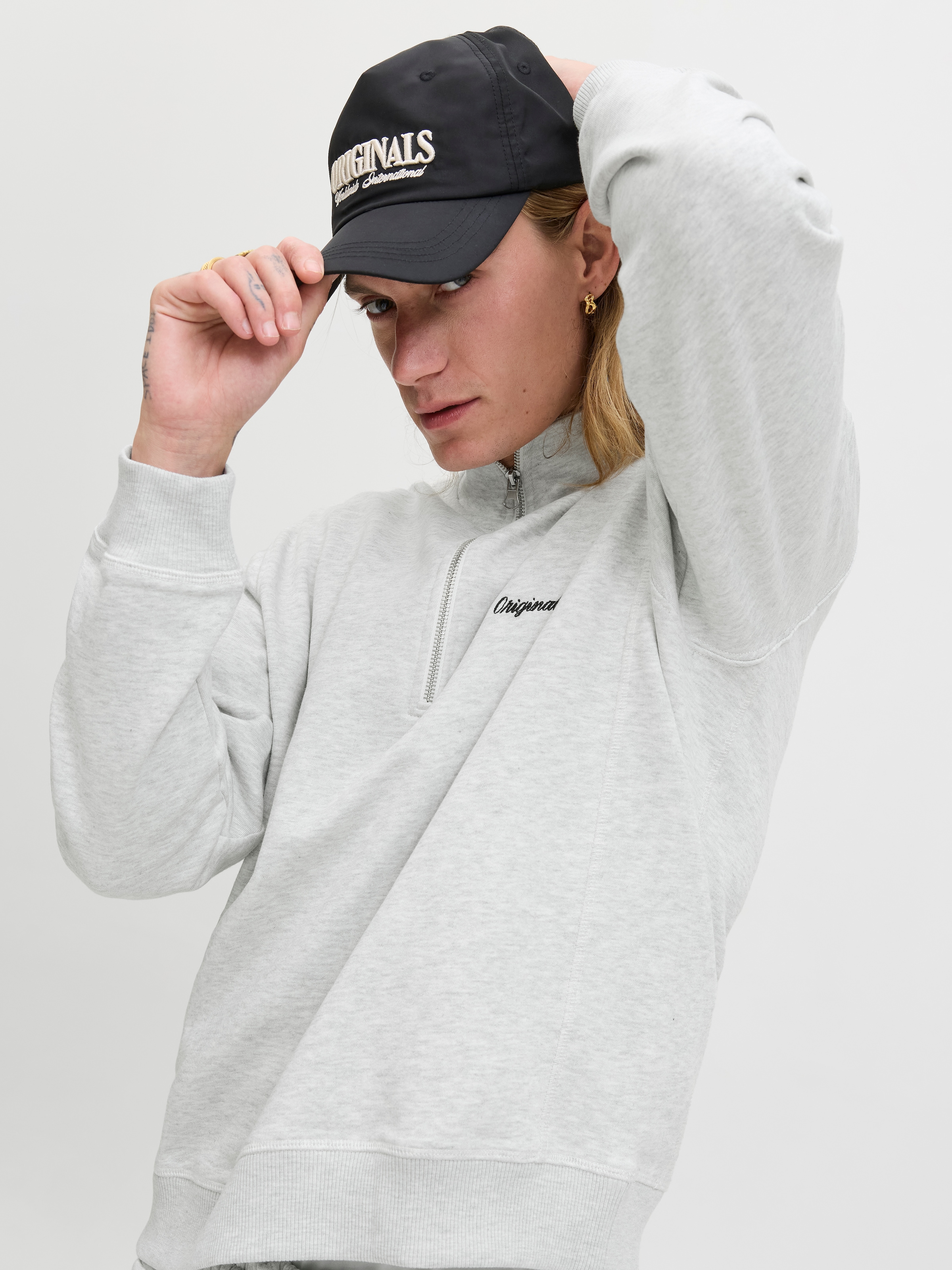 Jack & Jones Sweatshirt »JORNORREBRO EMB SWEAT HIGH NECK SN«