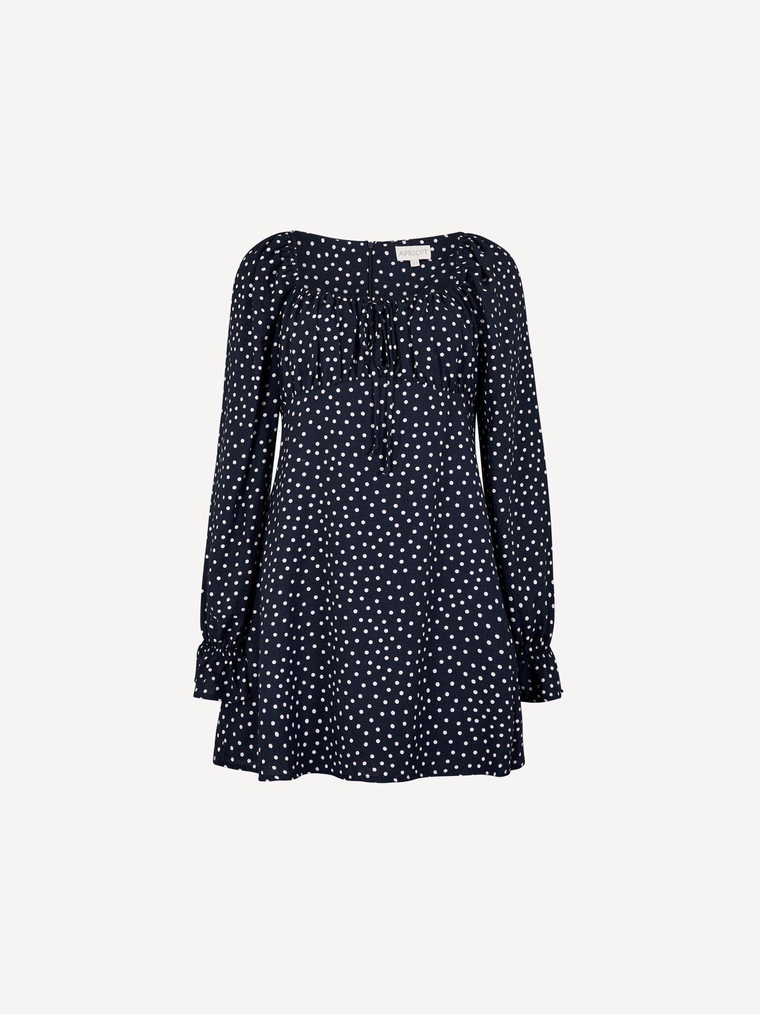 Apricot Minikleid »Minikleid mit Polka-Dot-Muster« mit Reißverschluss