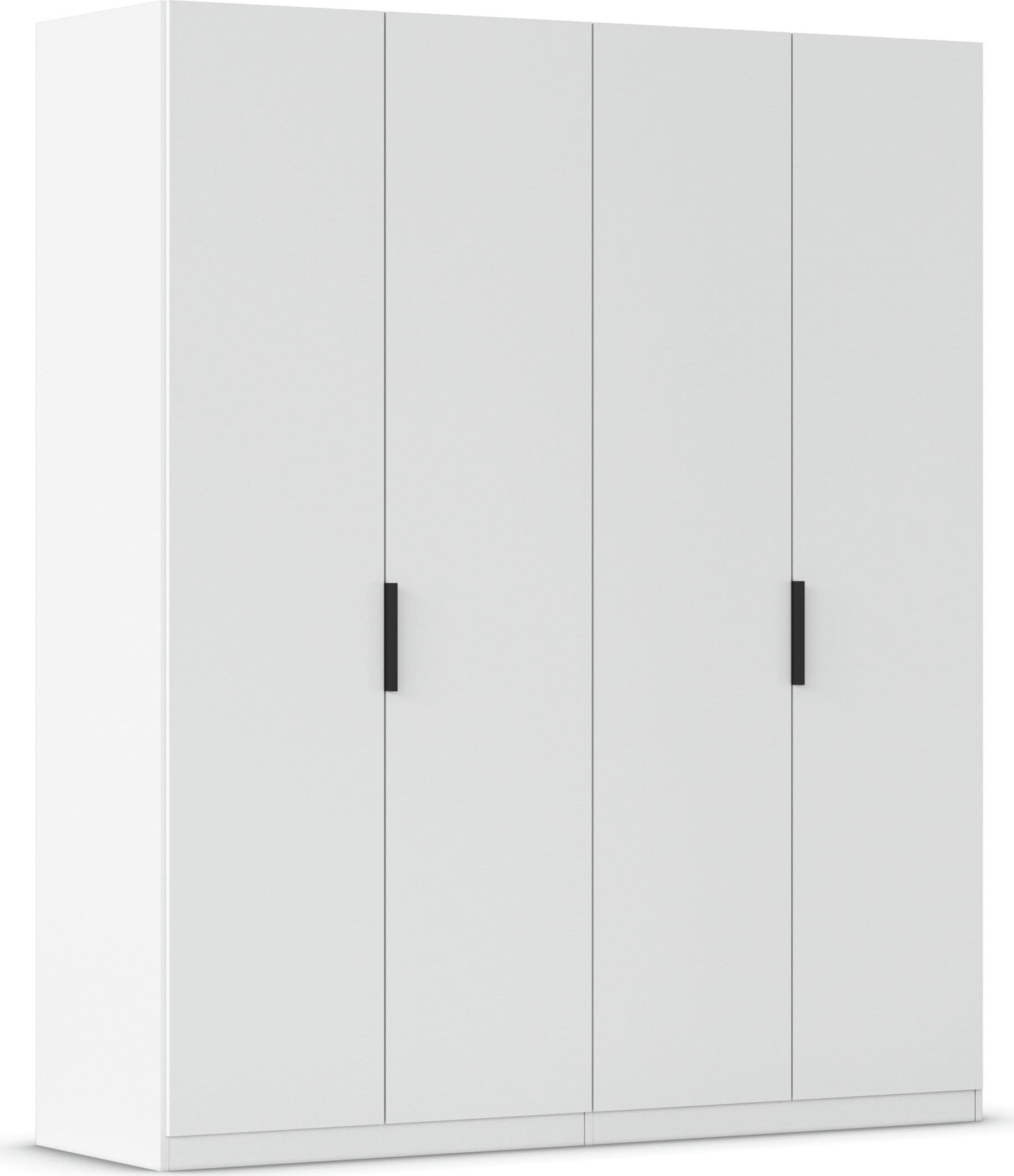 OTTO home Kleiderschrank "Schrank Möbel Schlafzimmer Garderobe Kinderzimmer WELTNEUHEIT NYLLA" PATENTIERTES SCHNELLMONTAGESYSTEM schwarzer Griff MADE IN GERMANY