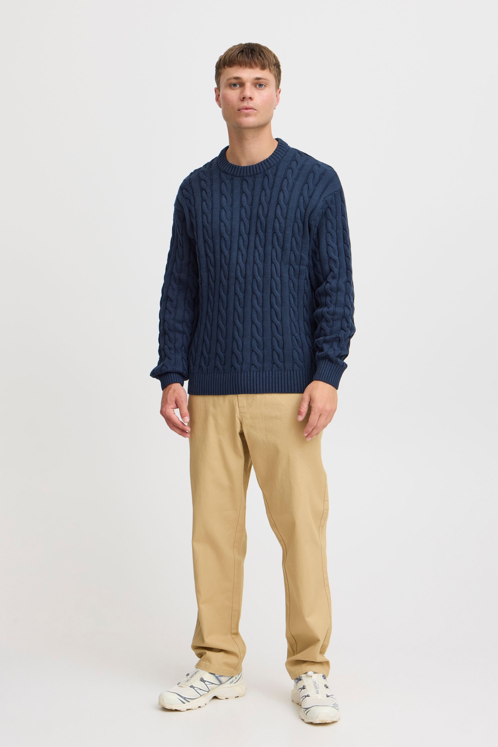 !Solid Strickfleece-Pullover »Strickpullover SDMALCOLM«