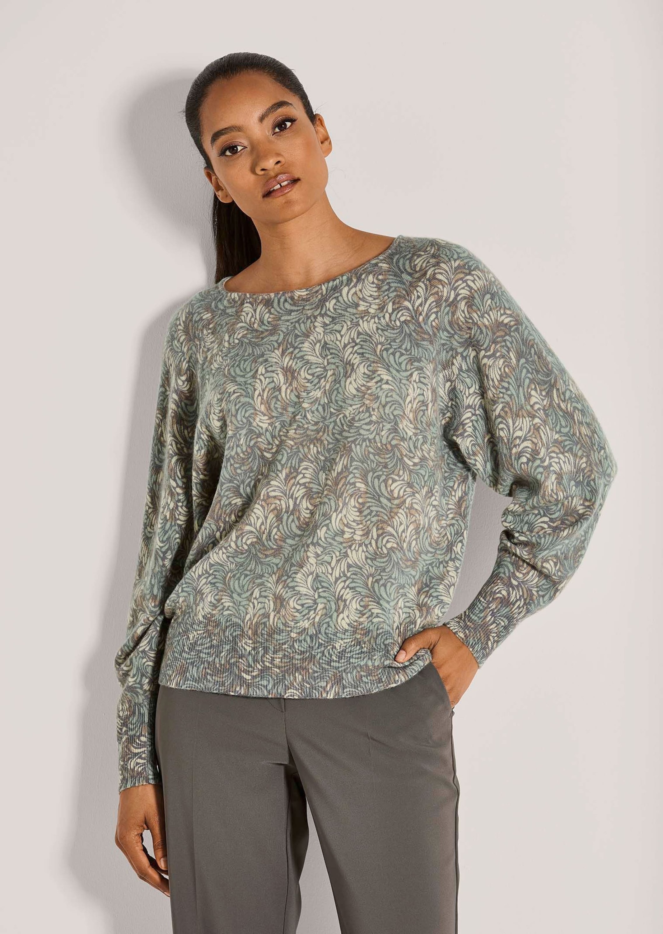 Thumbnail - MADELEINE Longpullover "Kaschmirpullover Stilvoller Strickpullover mit Fledermausärmeln" Good-Cashmere-Qualität