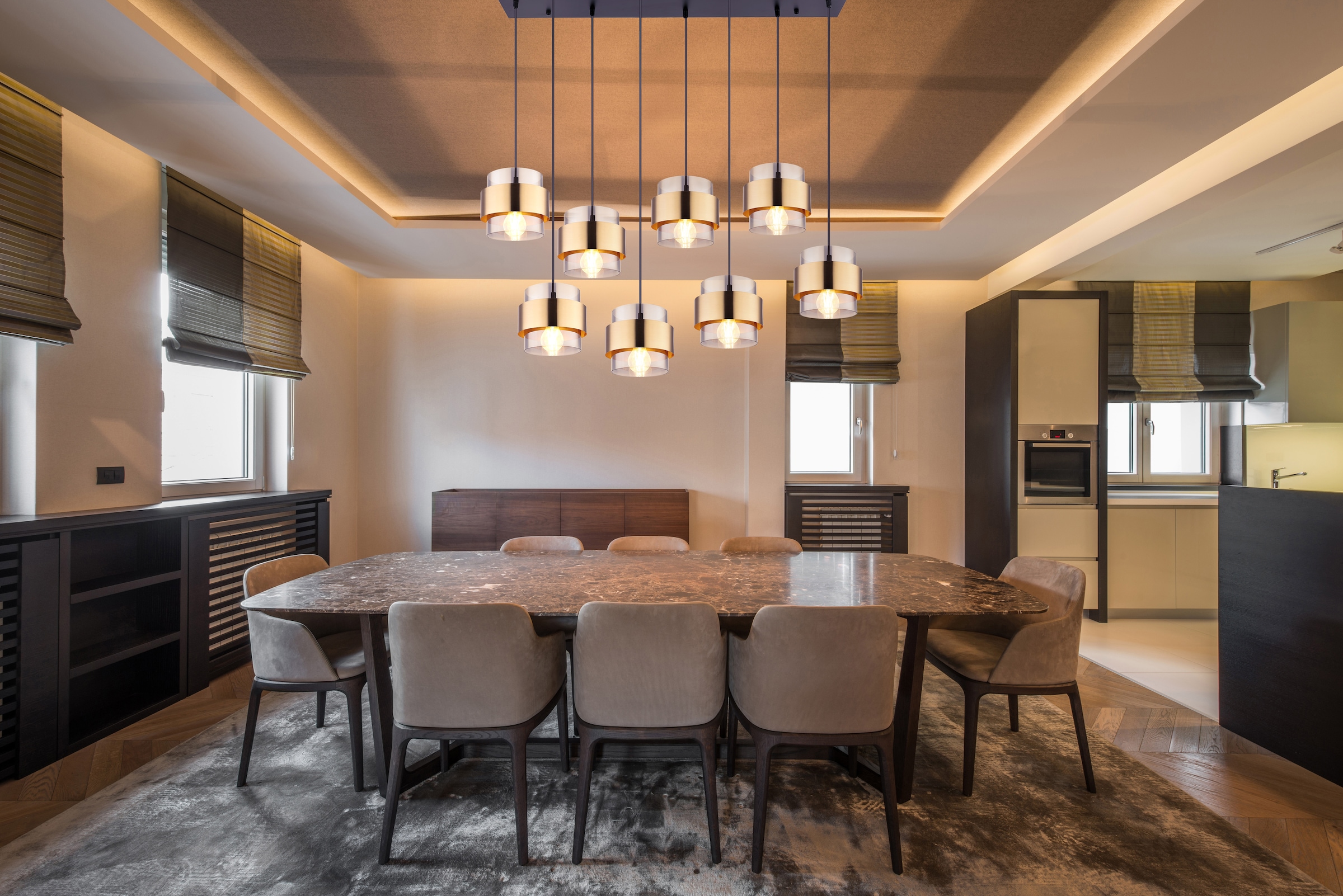 GLOBO LIGHTING Hängeleuchte »MILLEY« E27 1 Stk. Hängelampe/Pendelleuchte/Esszimmer/Wohnzimmer/Esstisch