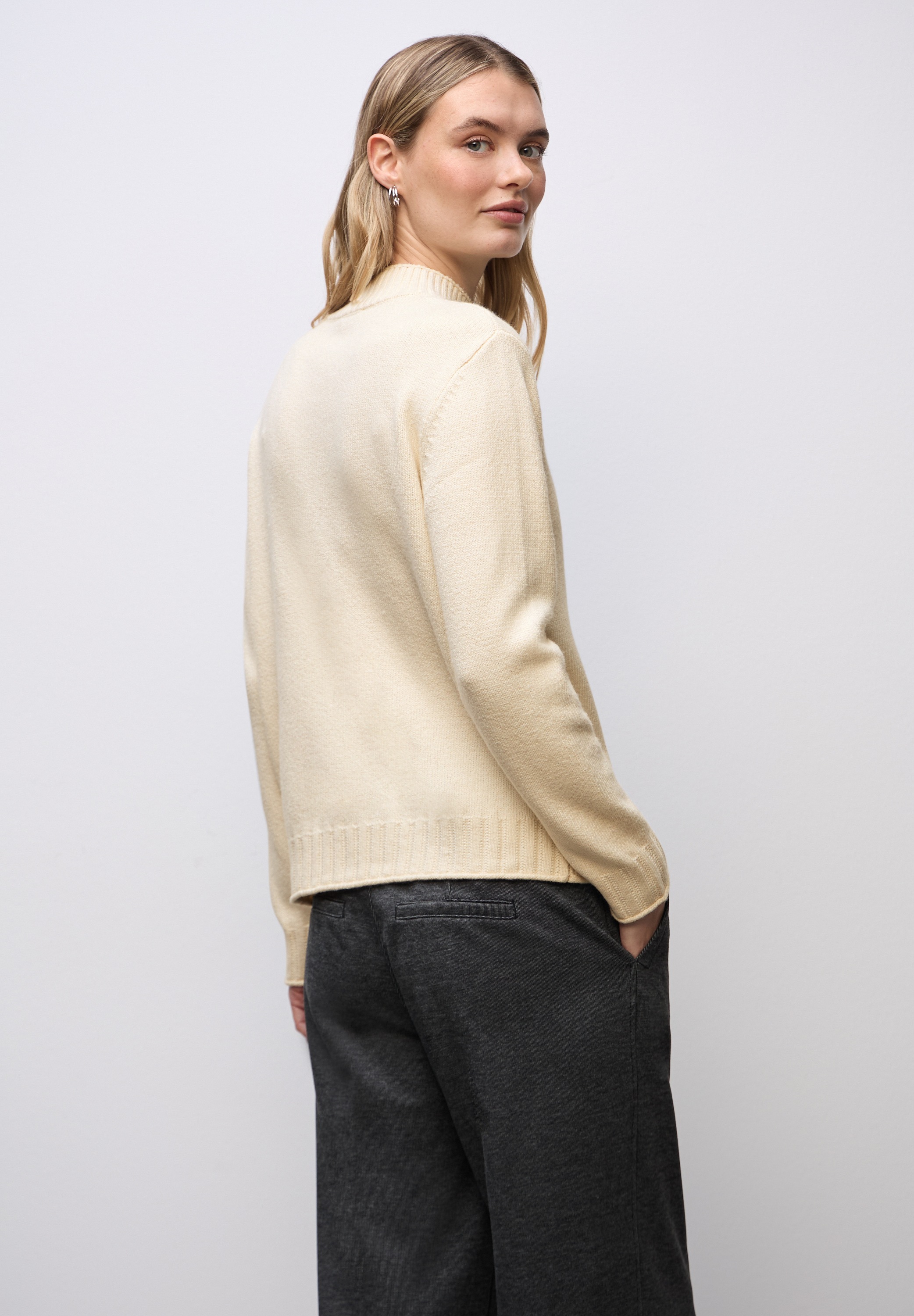 STREET ONE Stehkragenpullover Grobstrick