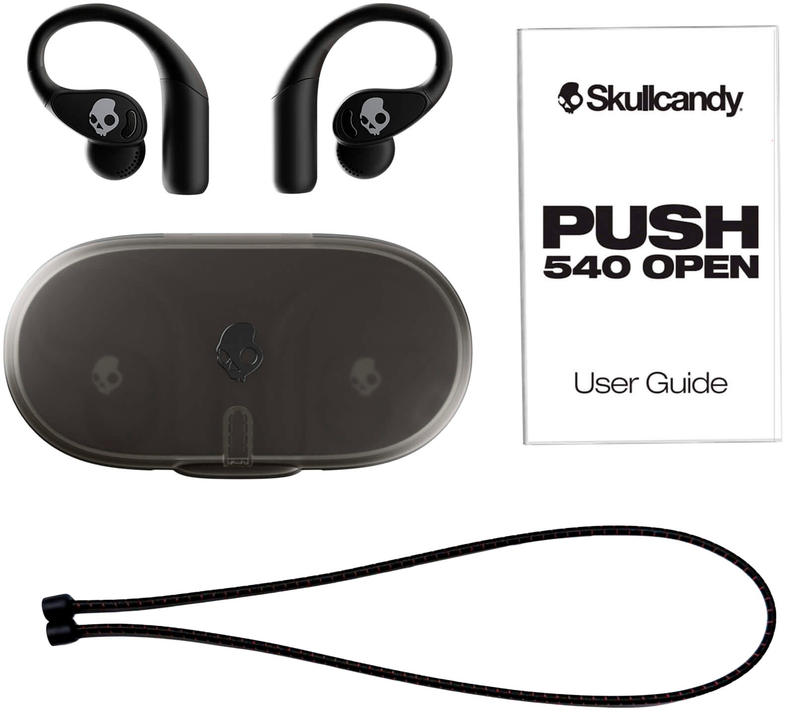 Skullcandy Open-Ear-Kopfhörer »Push 540 Open« Bluetooth Lautstärker-Regelung | Multi-Point-Verbindung | True Wireless | integrierte Steuerung für Anrufe und Musik