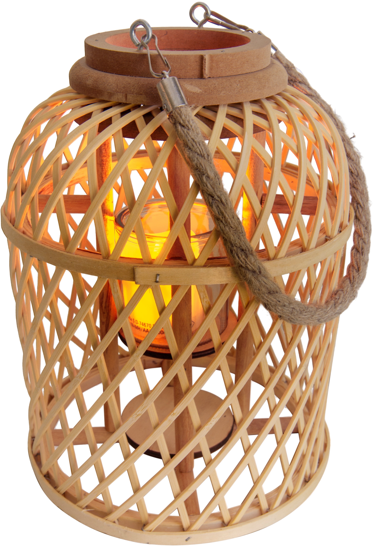 näve LED Solarleuchte »Basket«, 1 flammig-flammig, Outdoor Leuchte>>Basket
