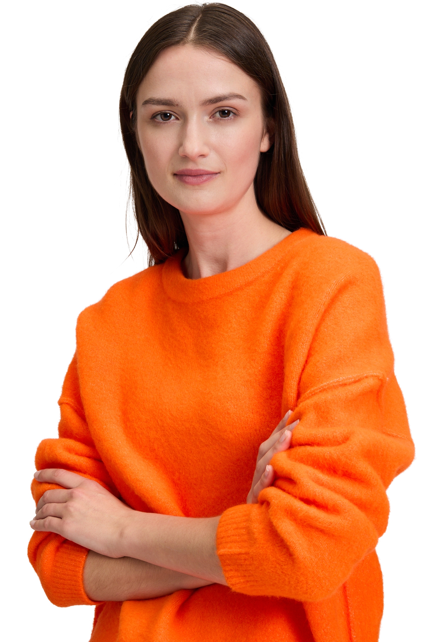 Betty&Co Strickpullover »Damen mit Rundhalsausschnitt« 1 tlg.