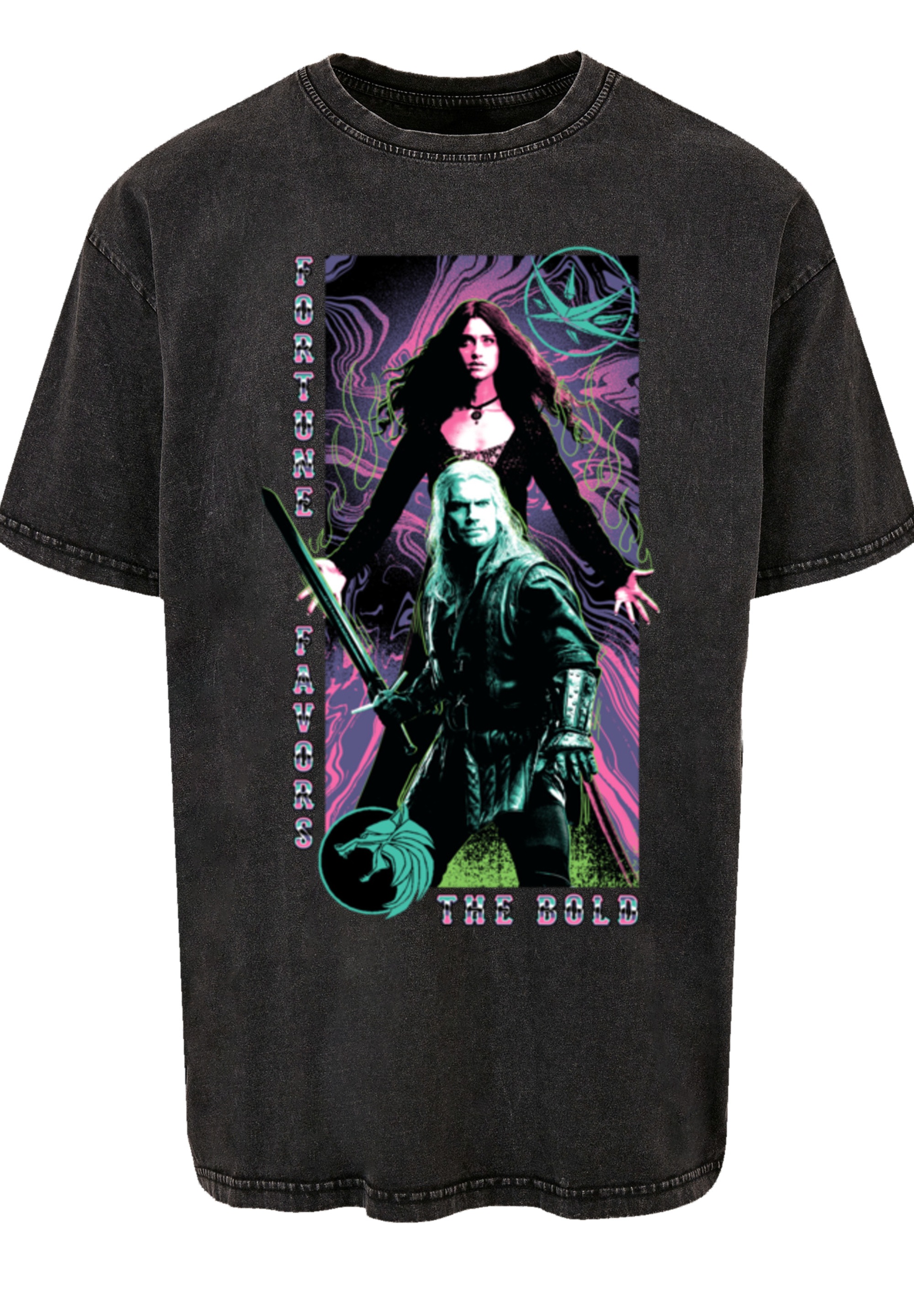 F4NT4STIC T-Shirt "The Witcher Fortune Favours The Bold" Premium Qualität günstig online kaufen